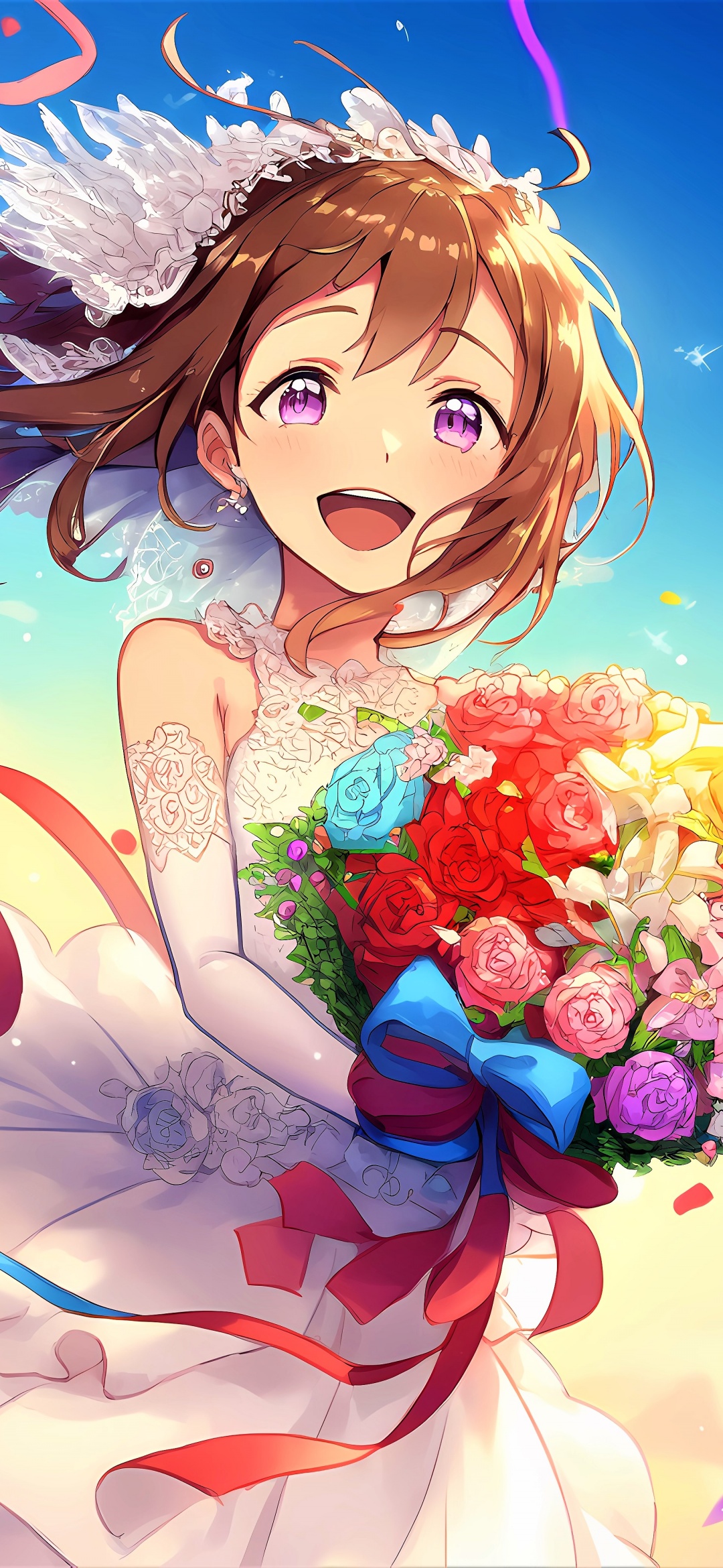 Bride anime Wallpaper 4K, Cute anime