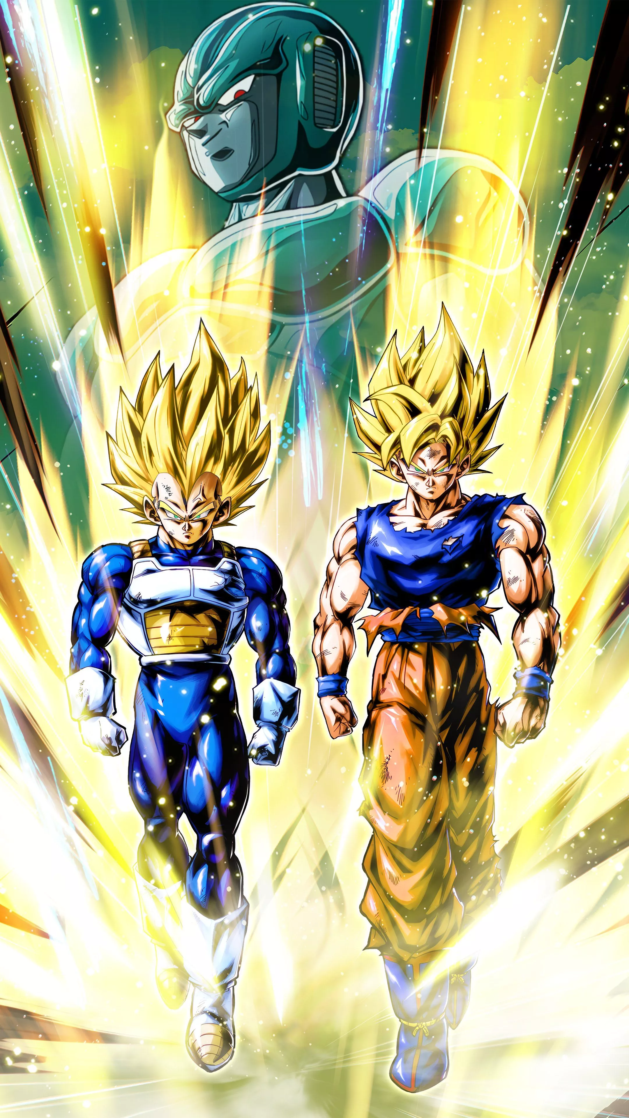 Super Saiyan Goku & Vegeta (Tag) 4K Art