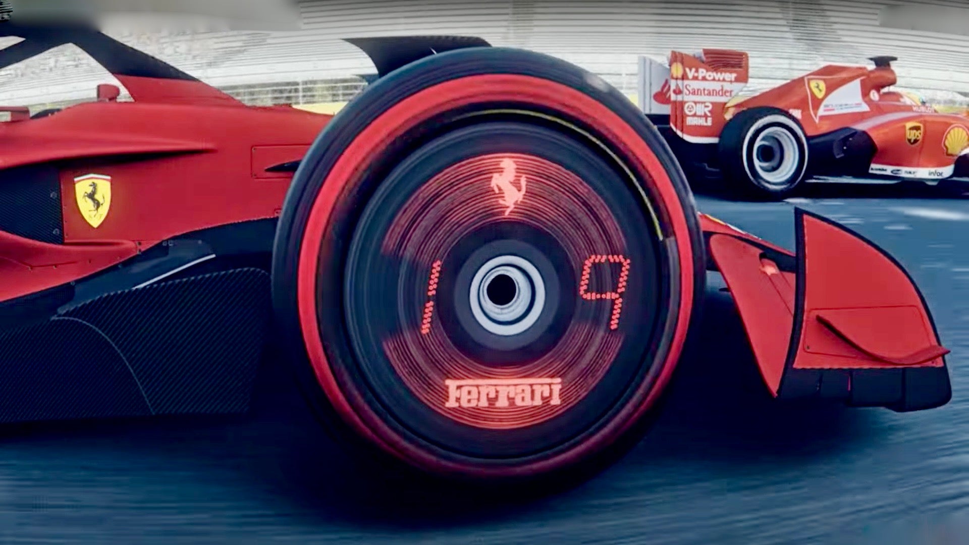 F1 Cars Won't Run LED Wheel Covers
