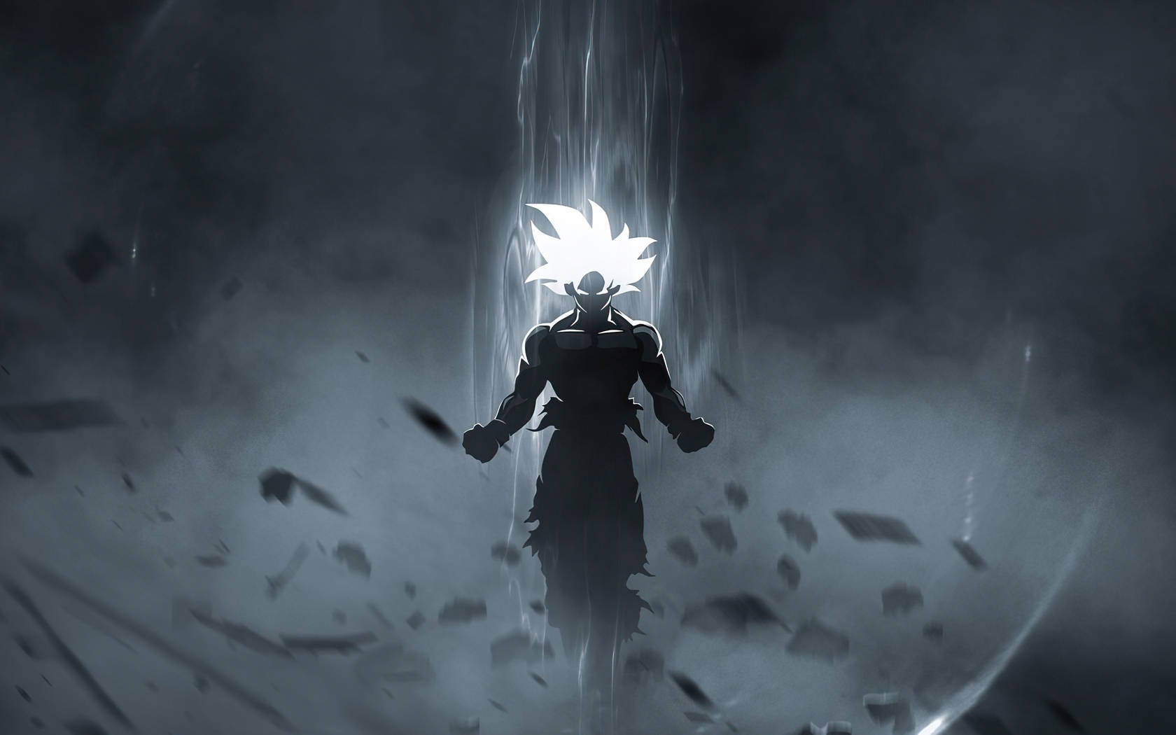 Goku Black And White Wallpaper
