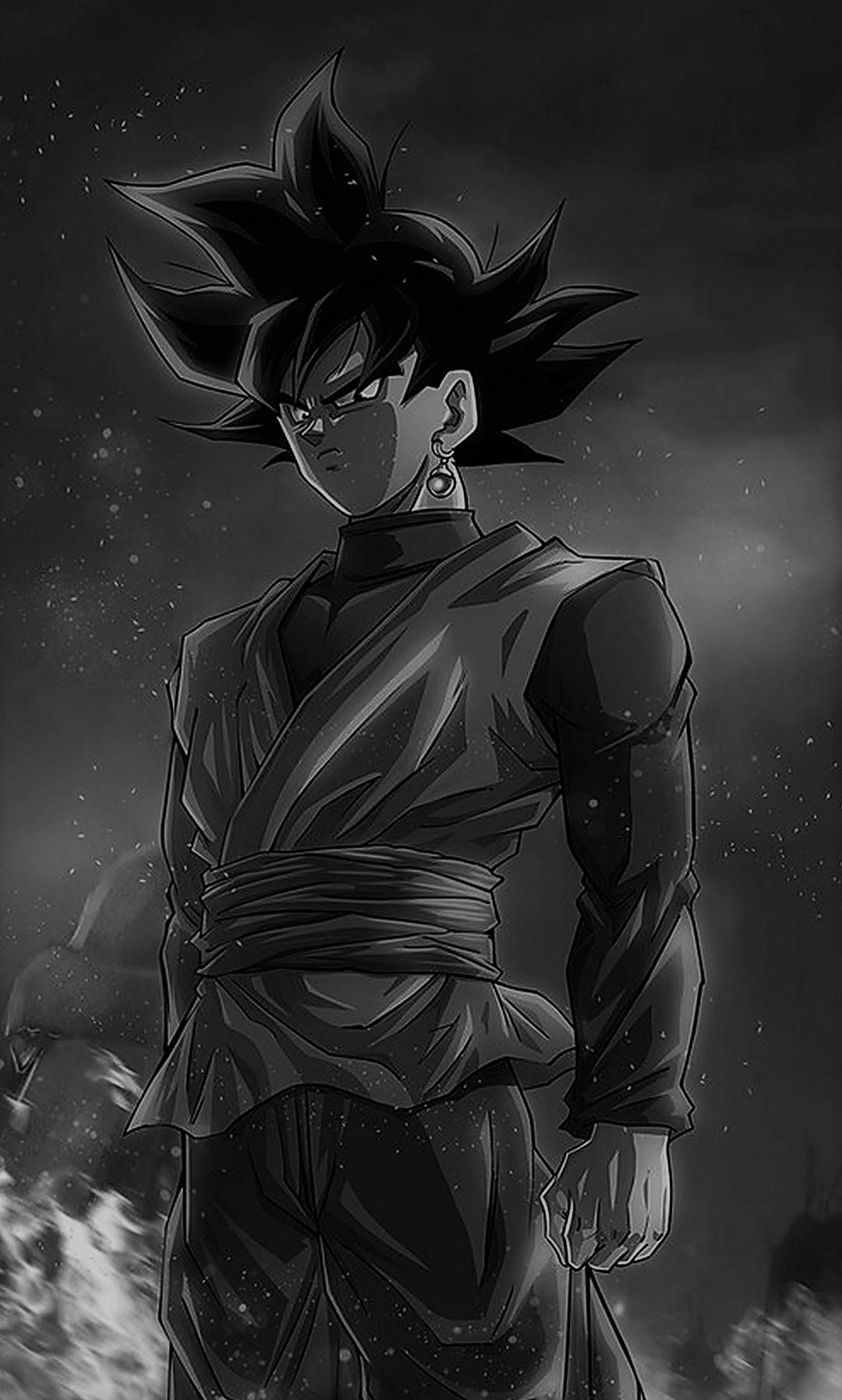 Goku Black And White HD Wallpaper