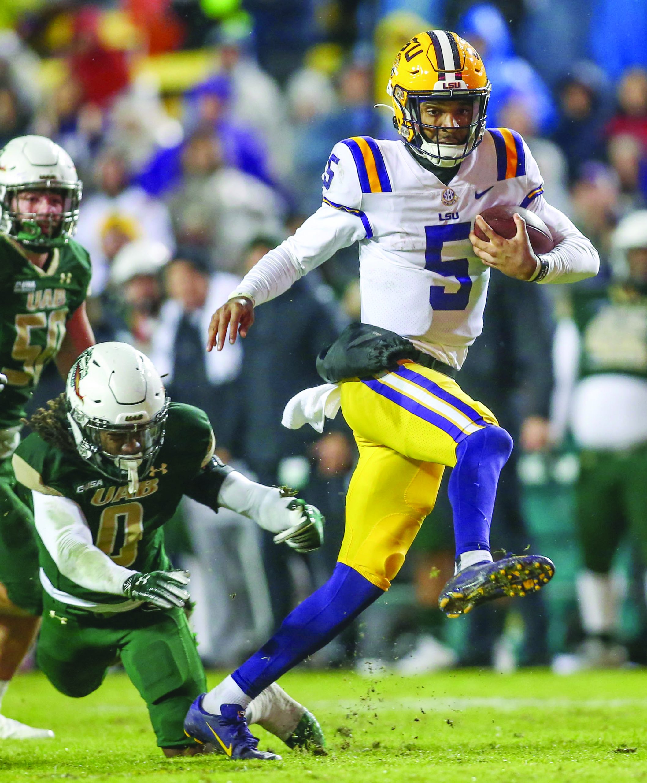 LSU quarterback Jayden Daniels