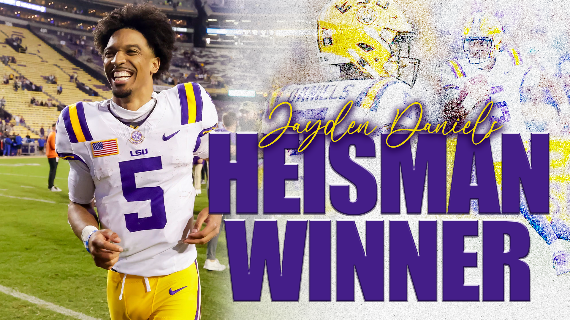 LSU senior QB Jayden Daniels wins