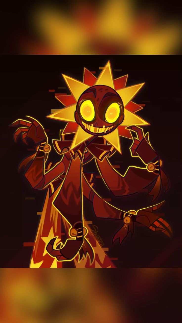 Eclipse. Fnaf drawings, Sun and moon