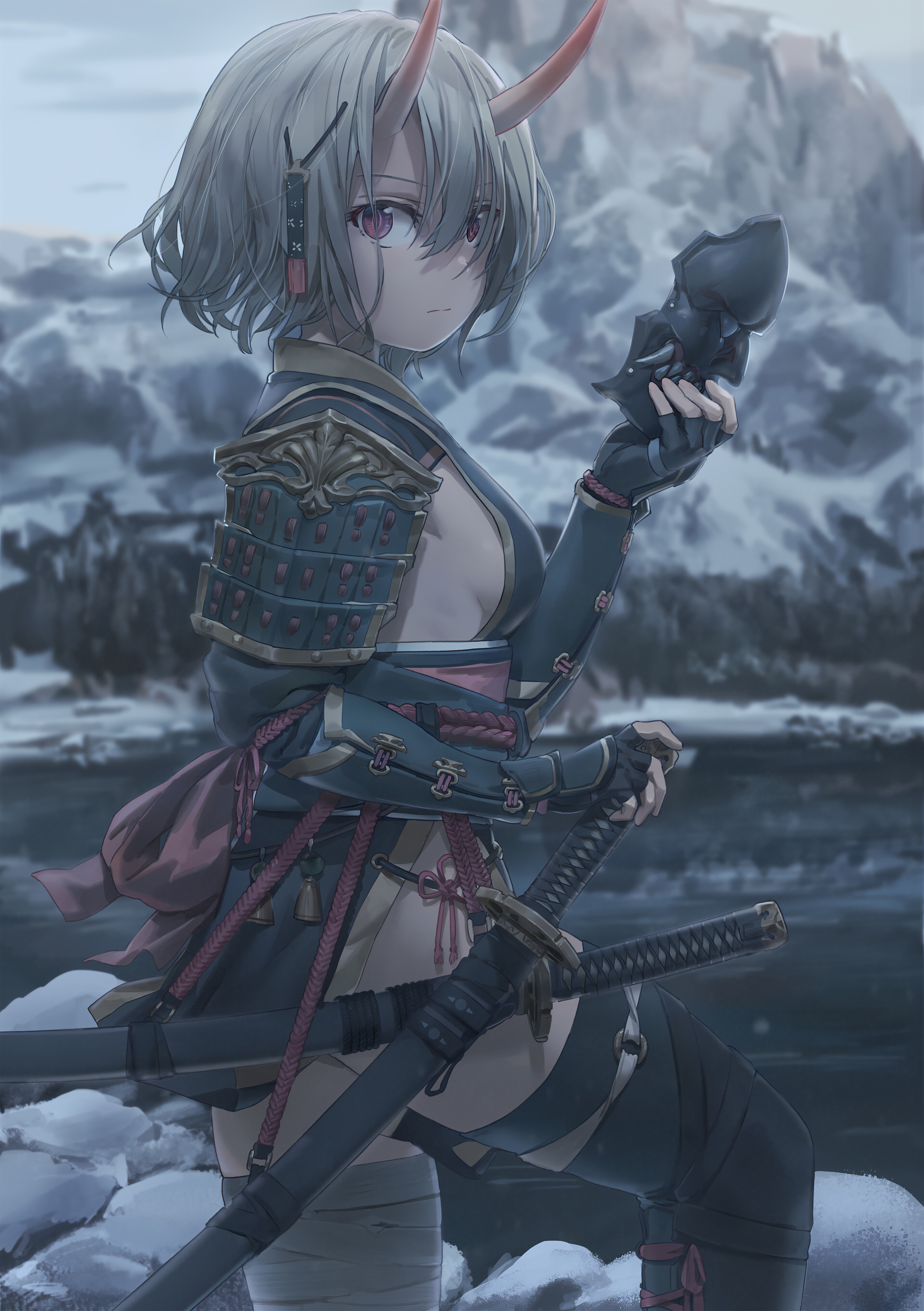 Kenshi Oni [Original] (2880x5120), r