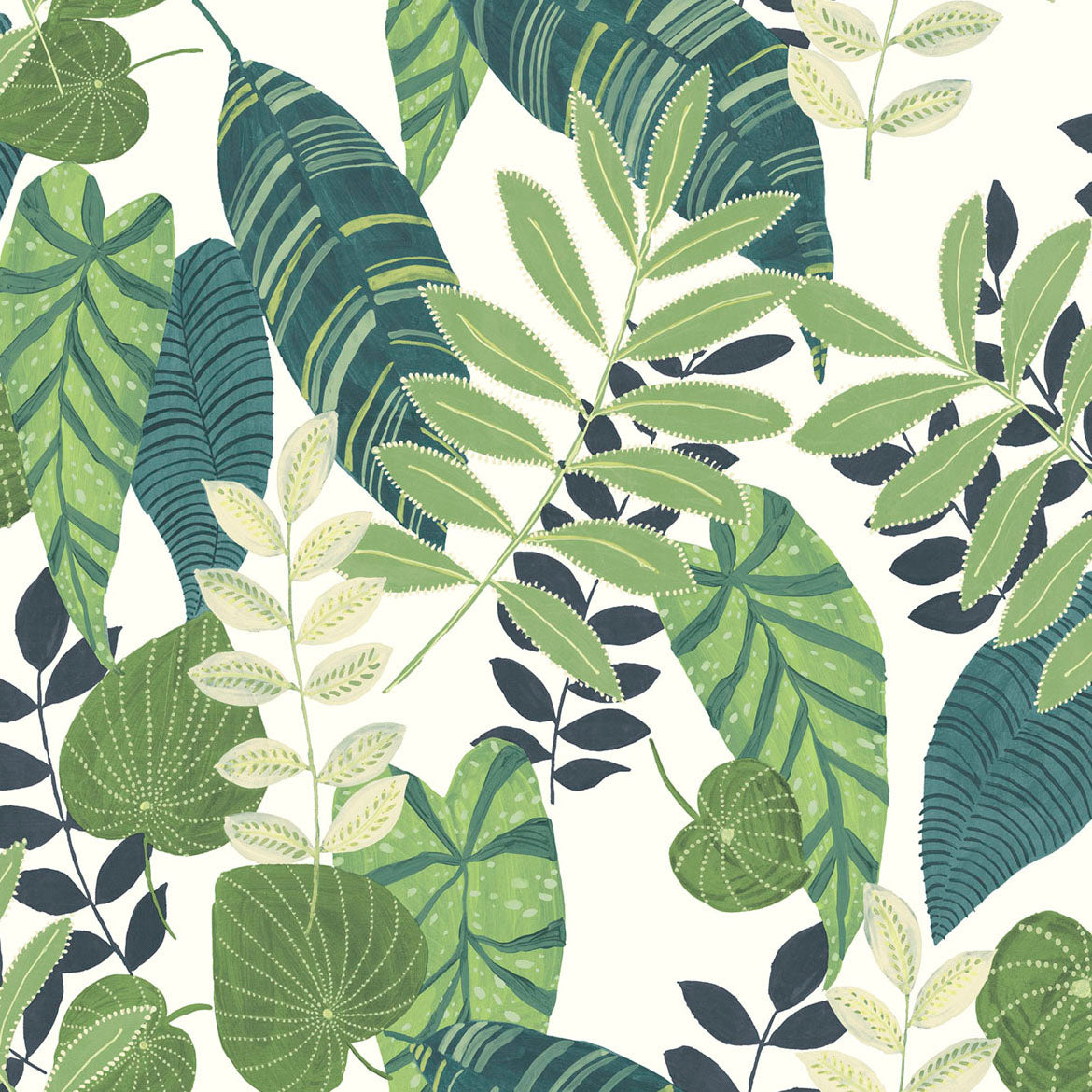 Tropicana Leaves RY30904 Seabrook Wallpaper
