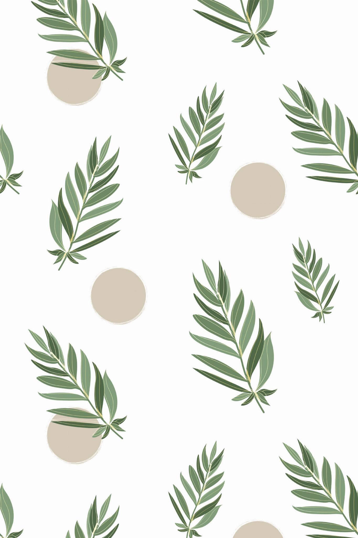 Boho Neutral Peel And Stick Wallpaper Sample′′x19′′, PVC Free