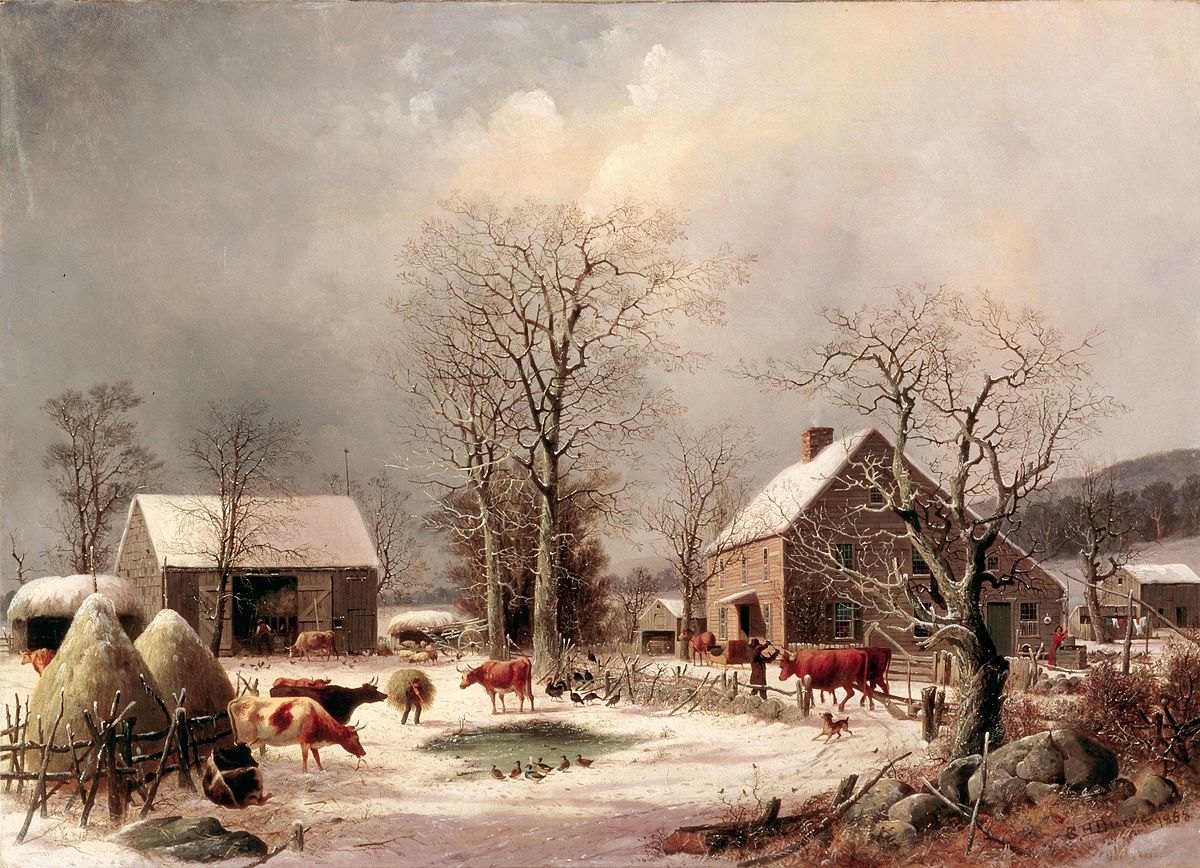 Farmyard in Winter