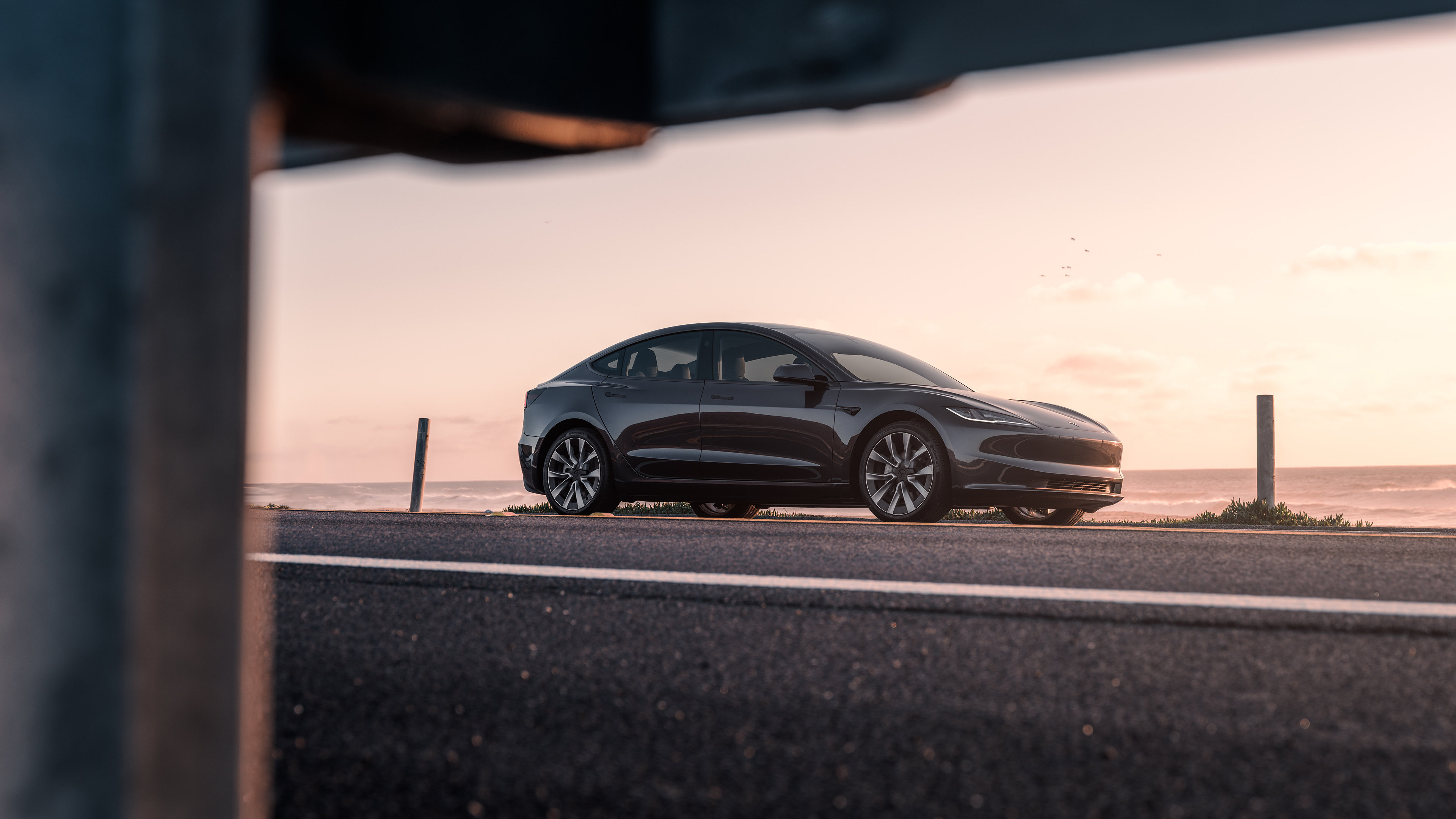 Tesla Model 3 2024 4K Wallpaper