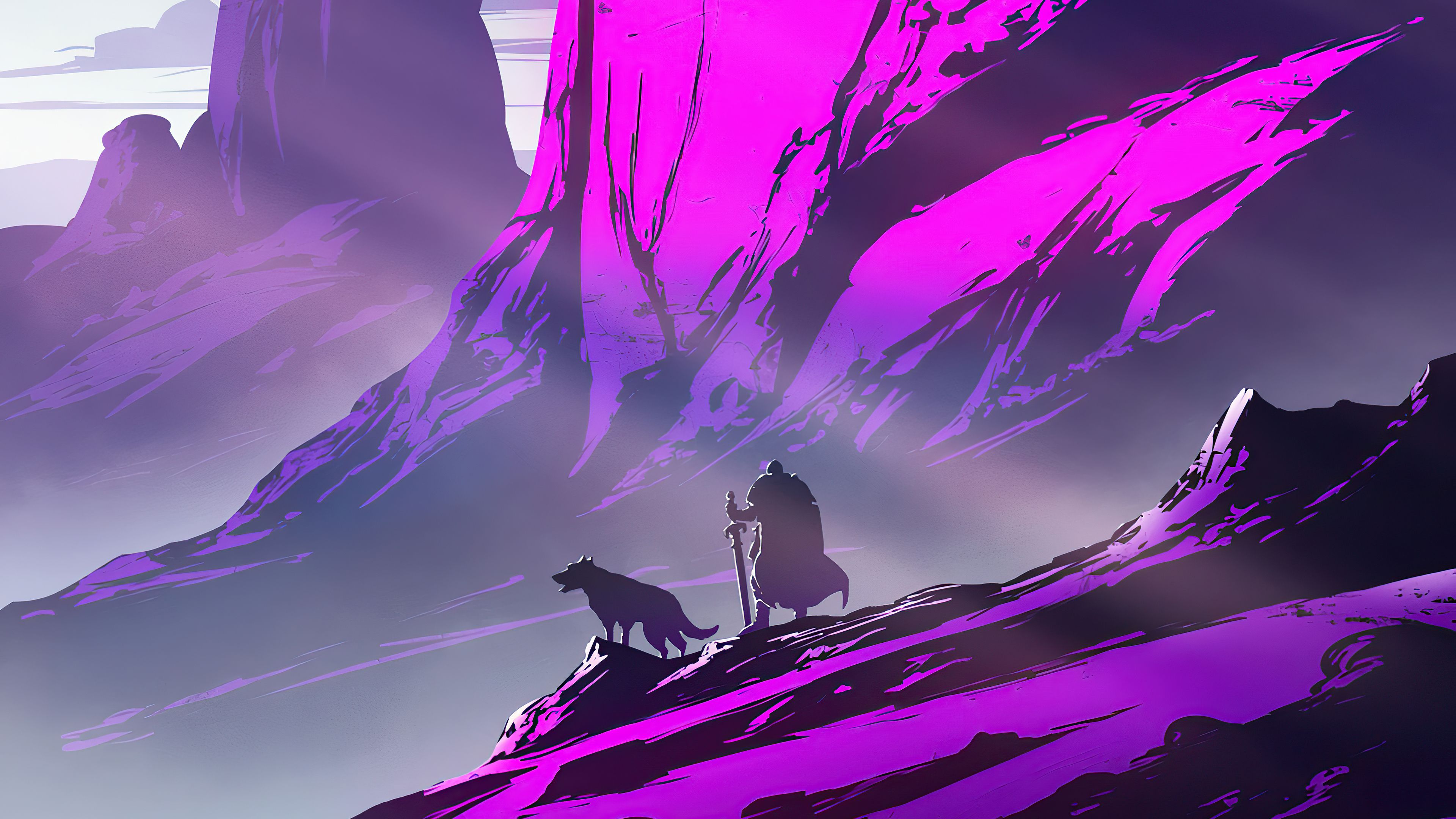 Purple Peaks 4k Purple Peaks 4k