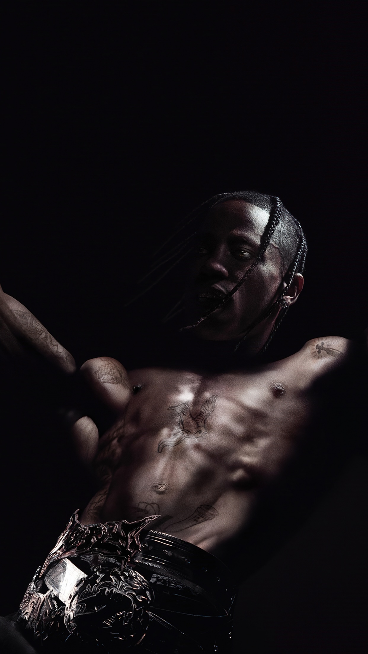 Travis Scott Wallpaper 4K, Live concert