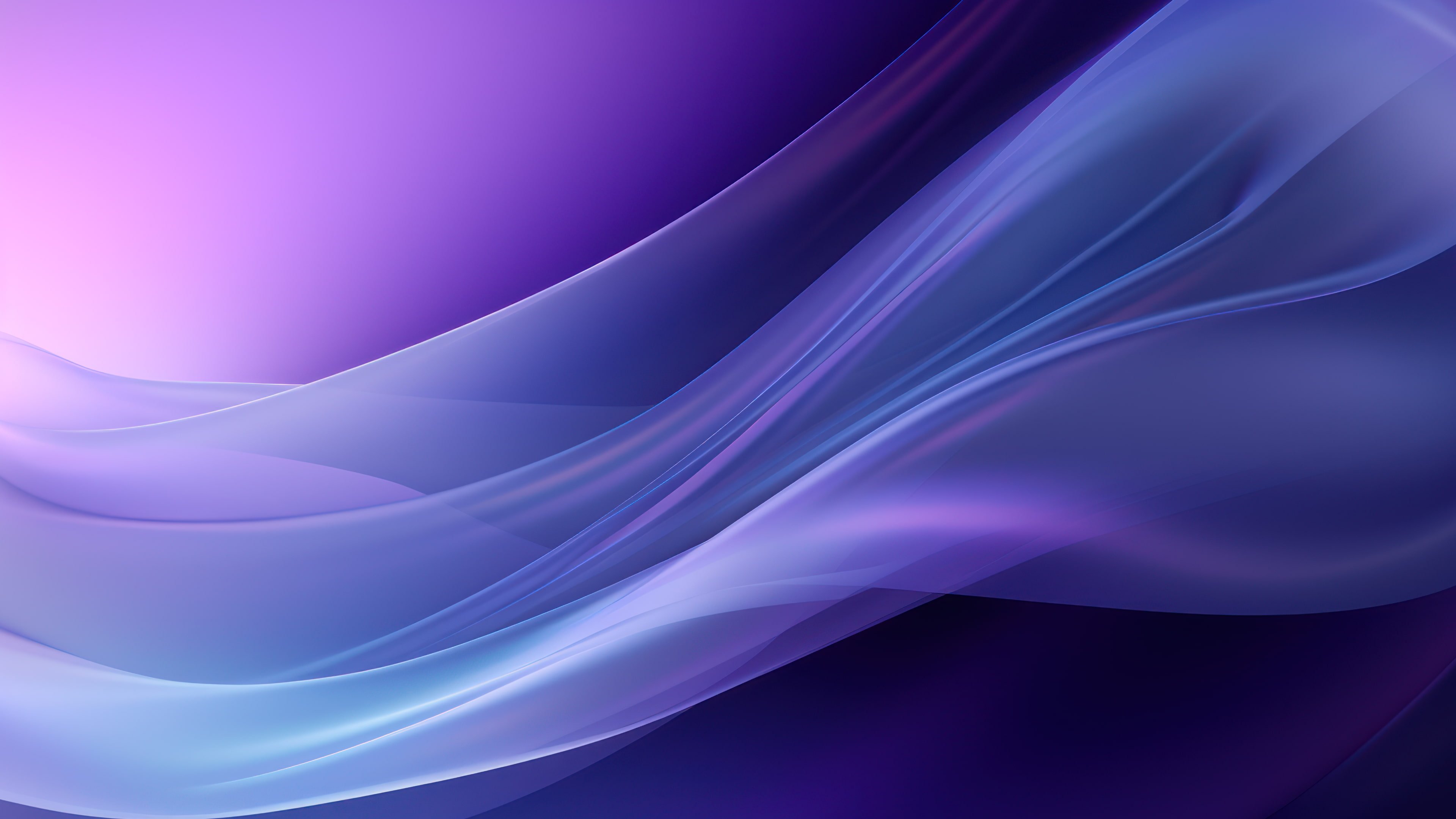 Purple Abstract Layers 4K