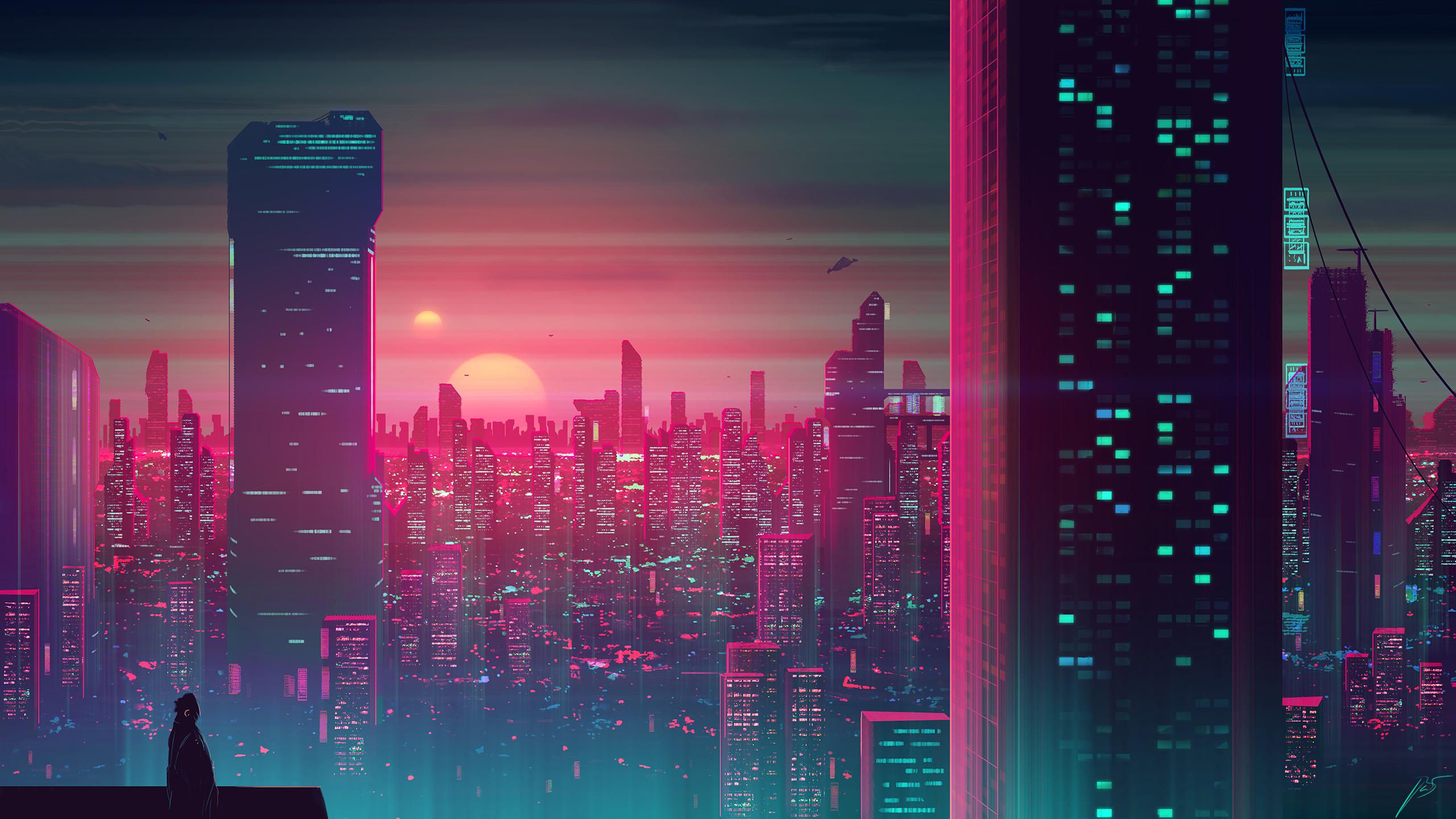Futuristic Skyscrapers 2560 x 1440