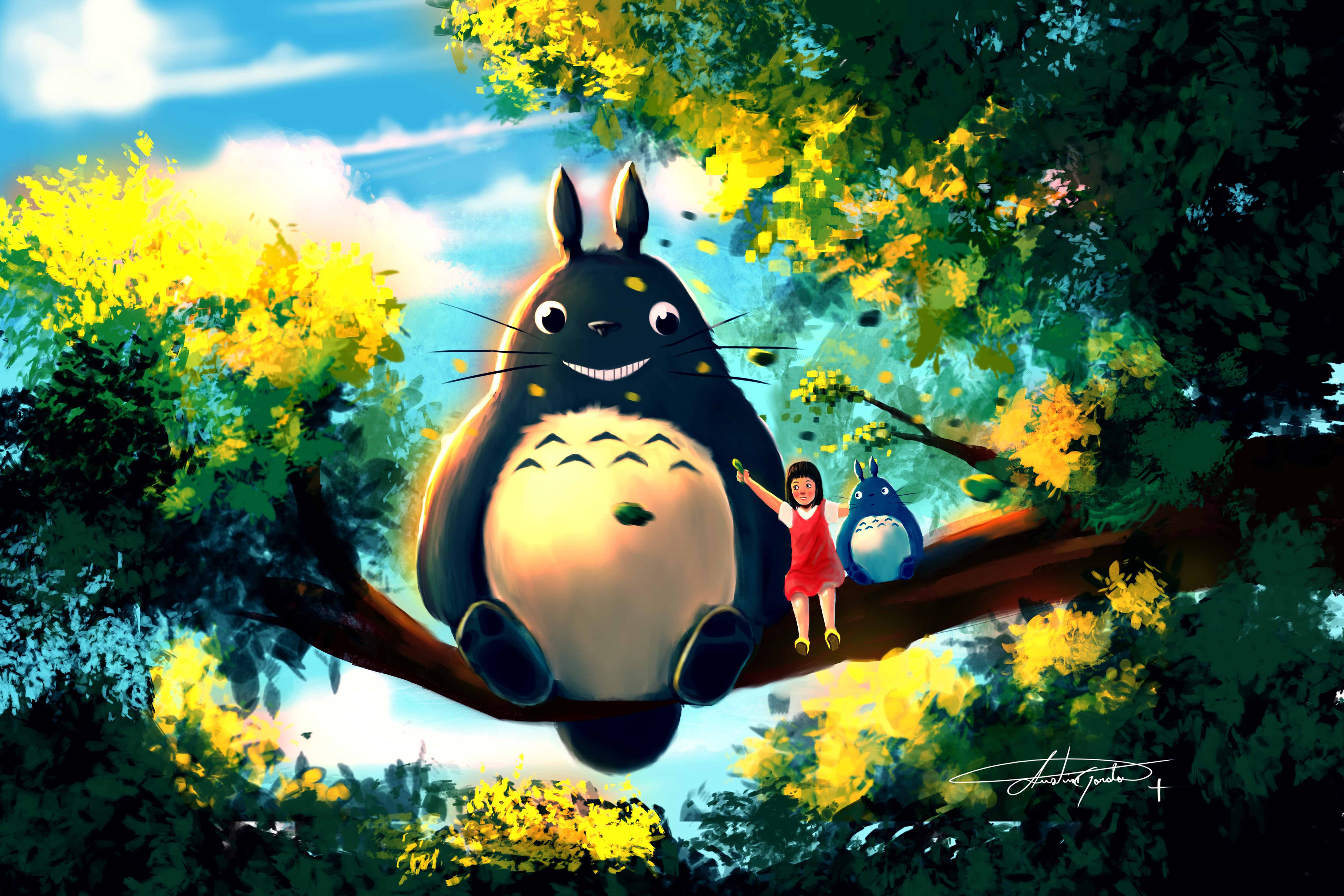 My Neighbor Totoro Wallpaper 4K, Mei