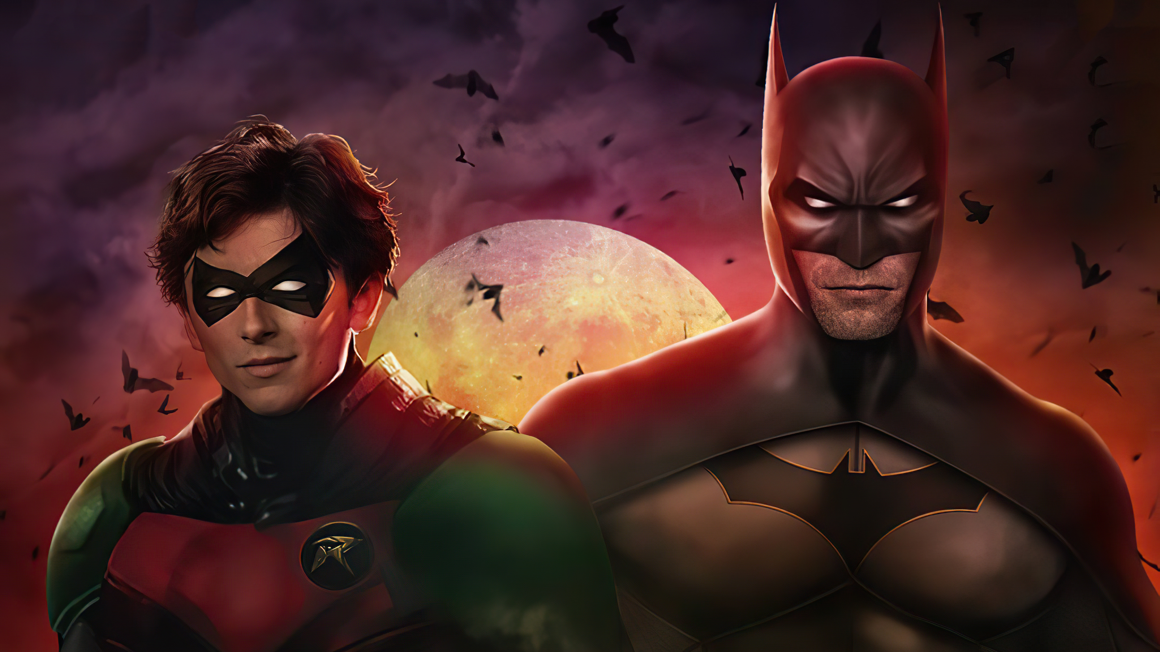 Batman Robin 4k Wallpaper, HD