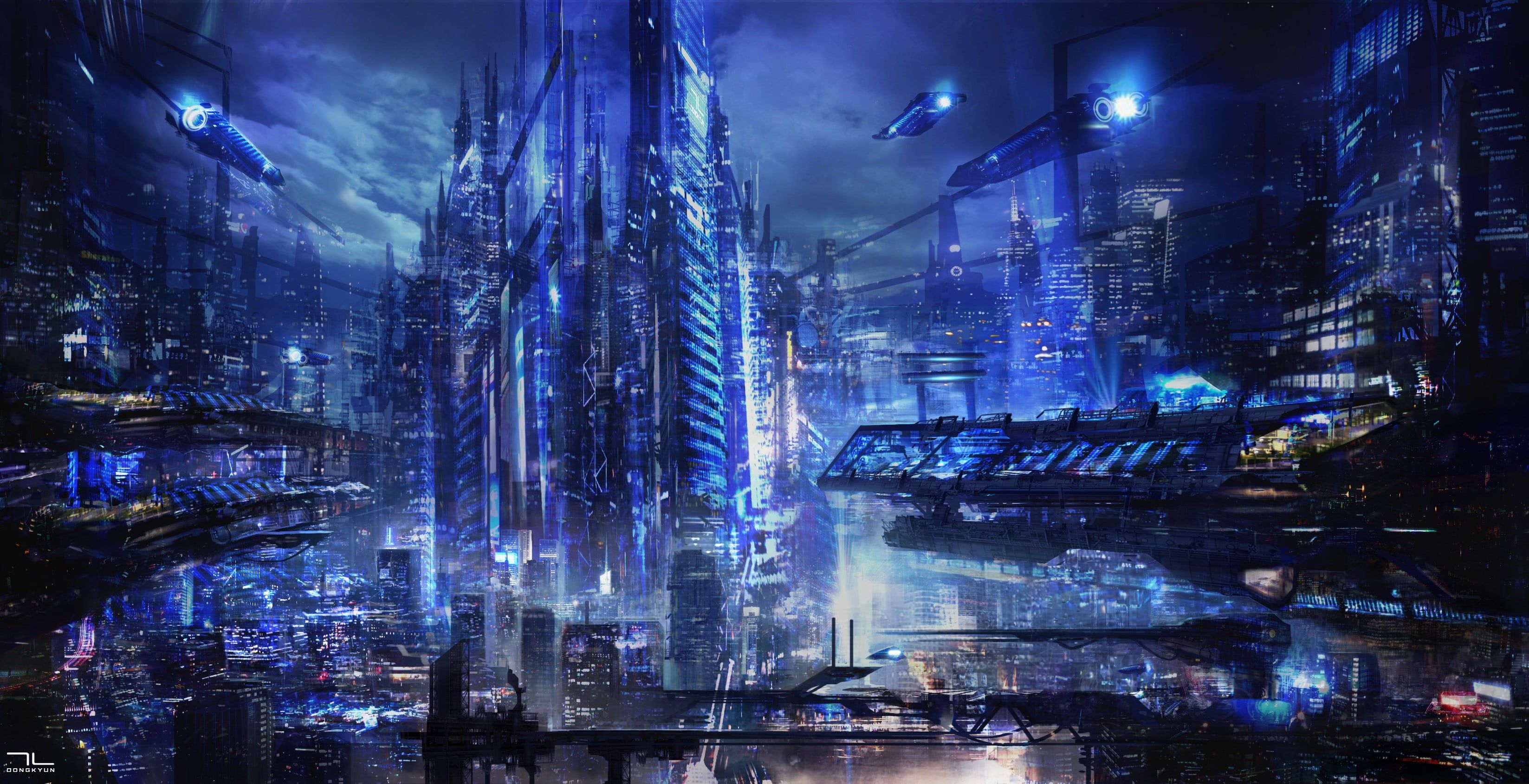 Science Fiction Cyberpunk Futuristic