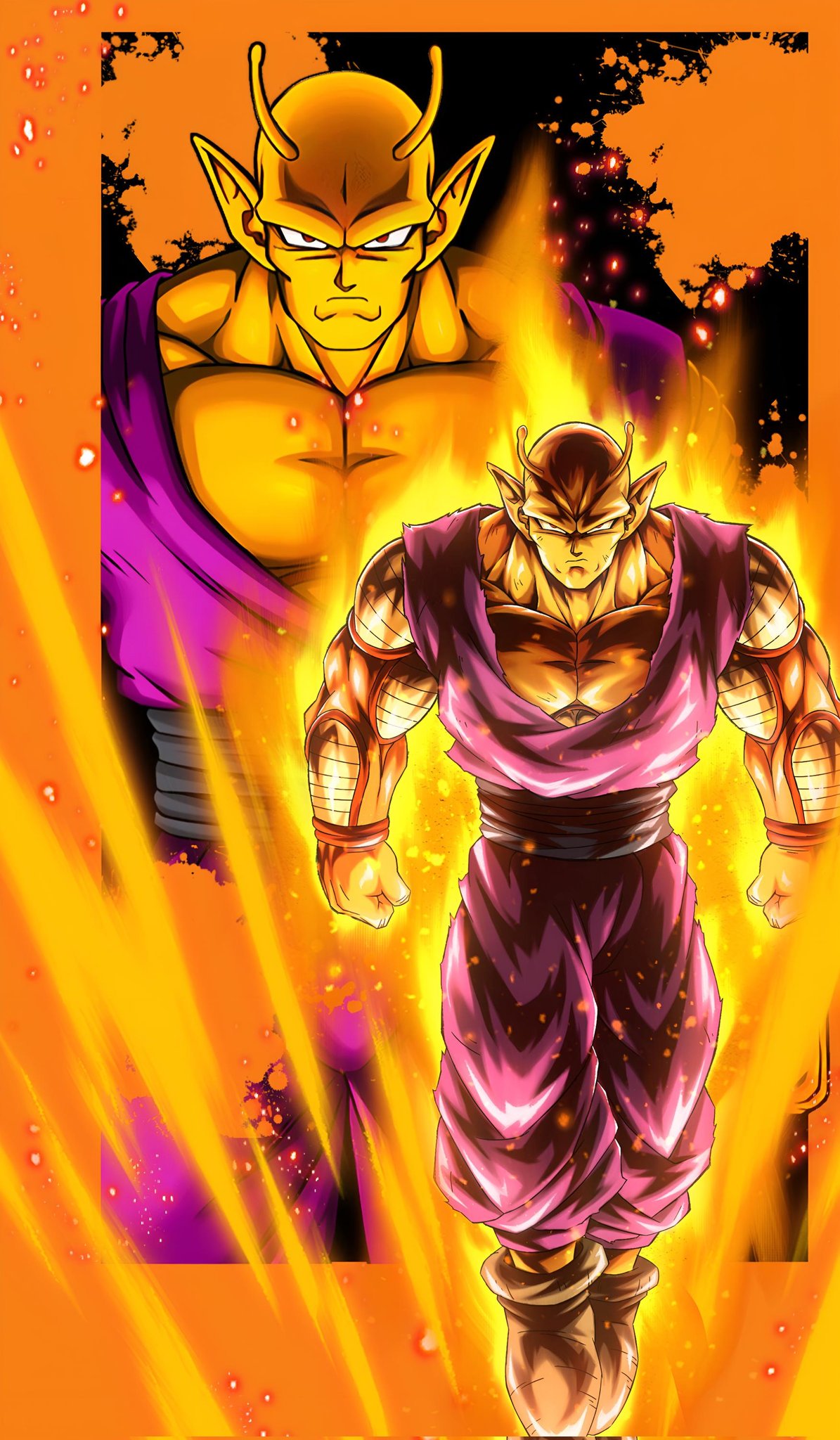 Orange Piccolo Phone Wallpaper