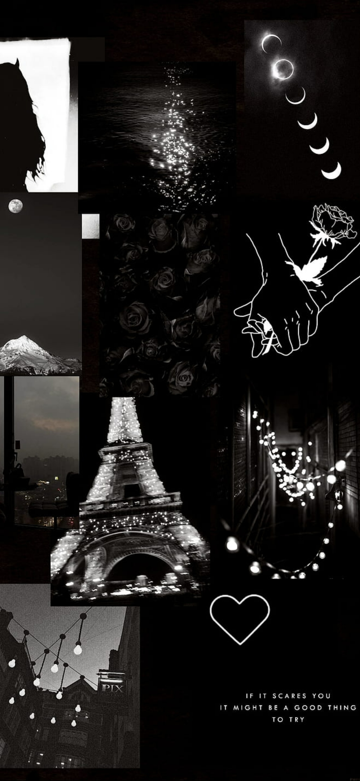 Black Aesthetic iPhone Wallpaper