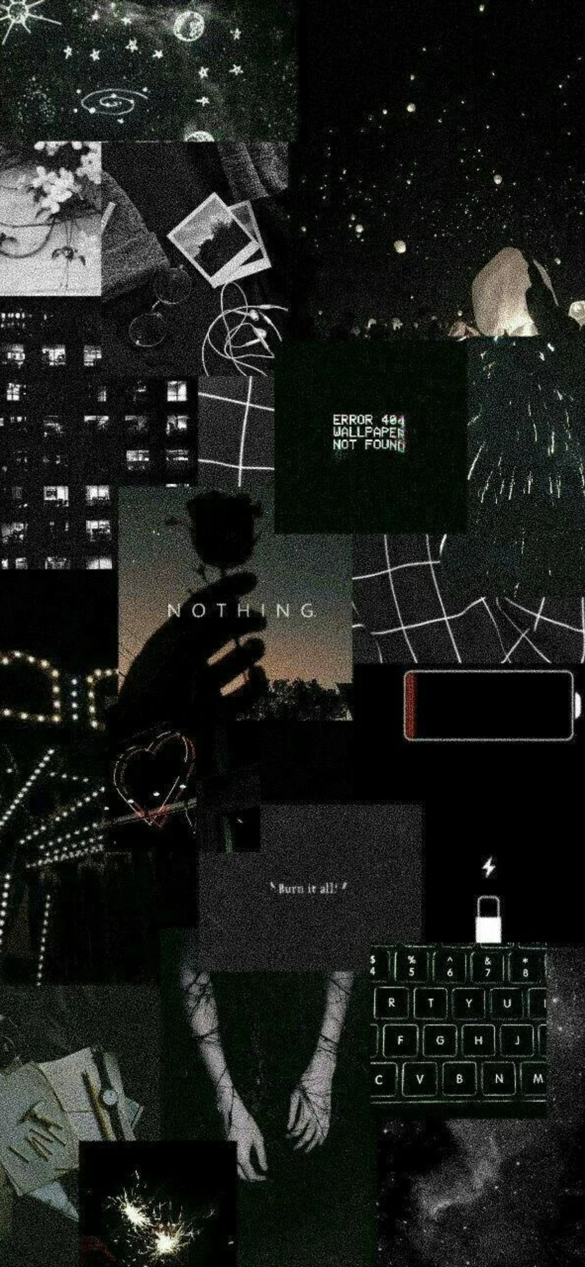 Black Aesthetic iPhone Wallpaper