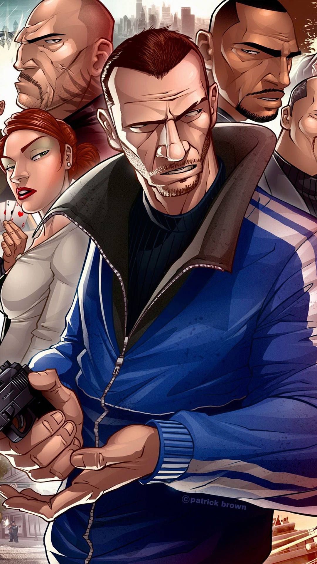 Download GTA iPhone IV Poster Wallpaper