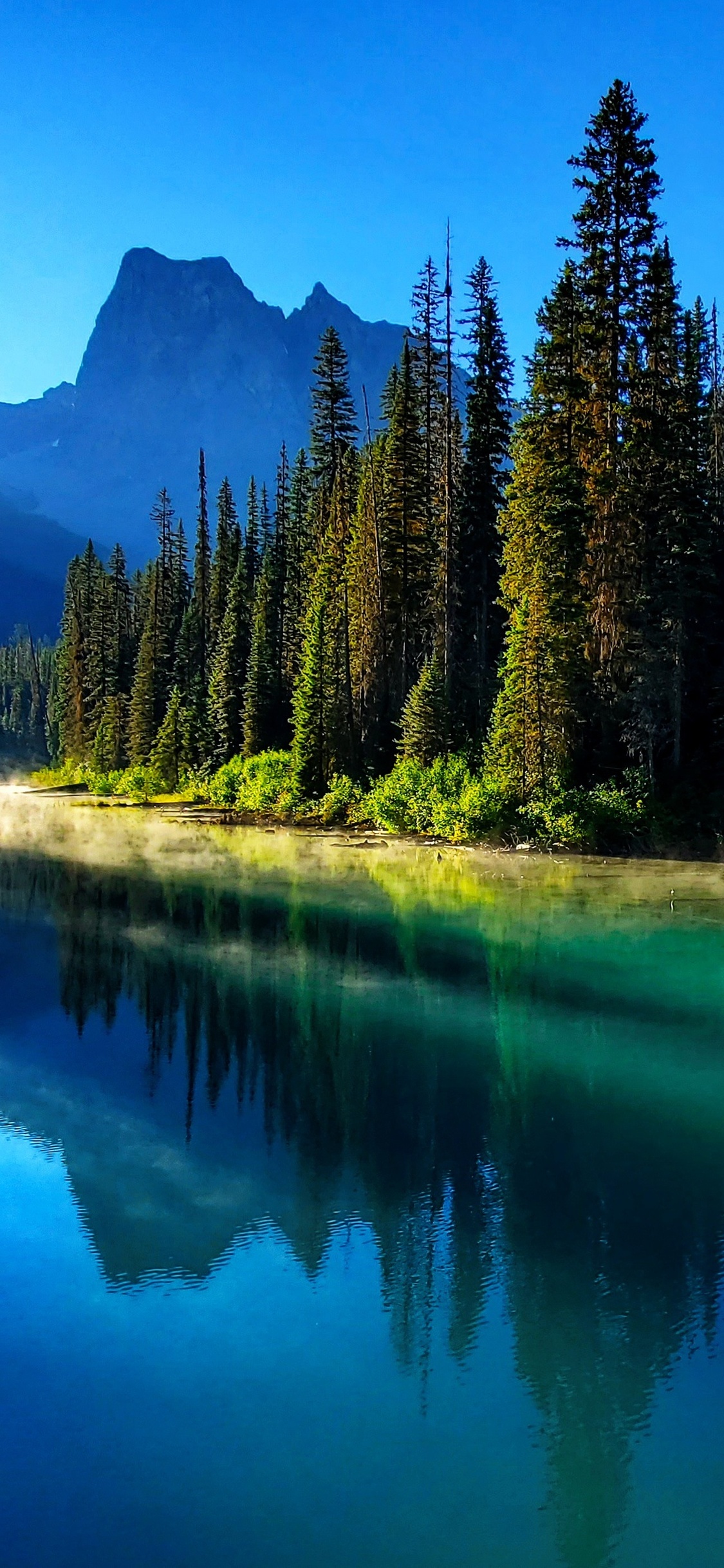 Mountains Lake Canada Nature