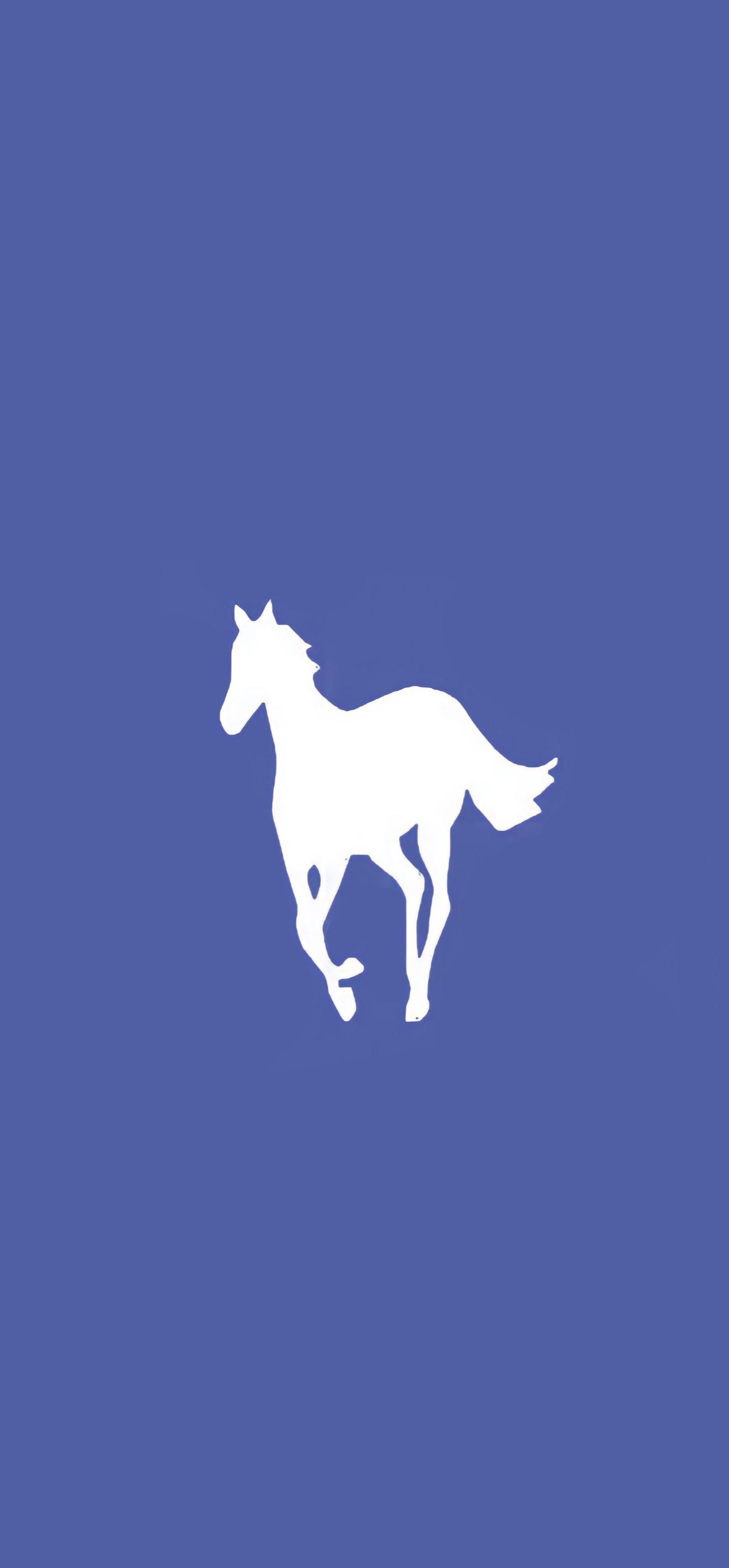 custom white pony wallpaper i made