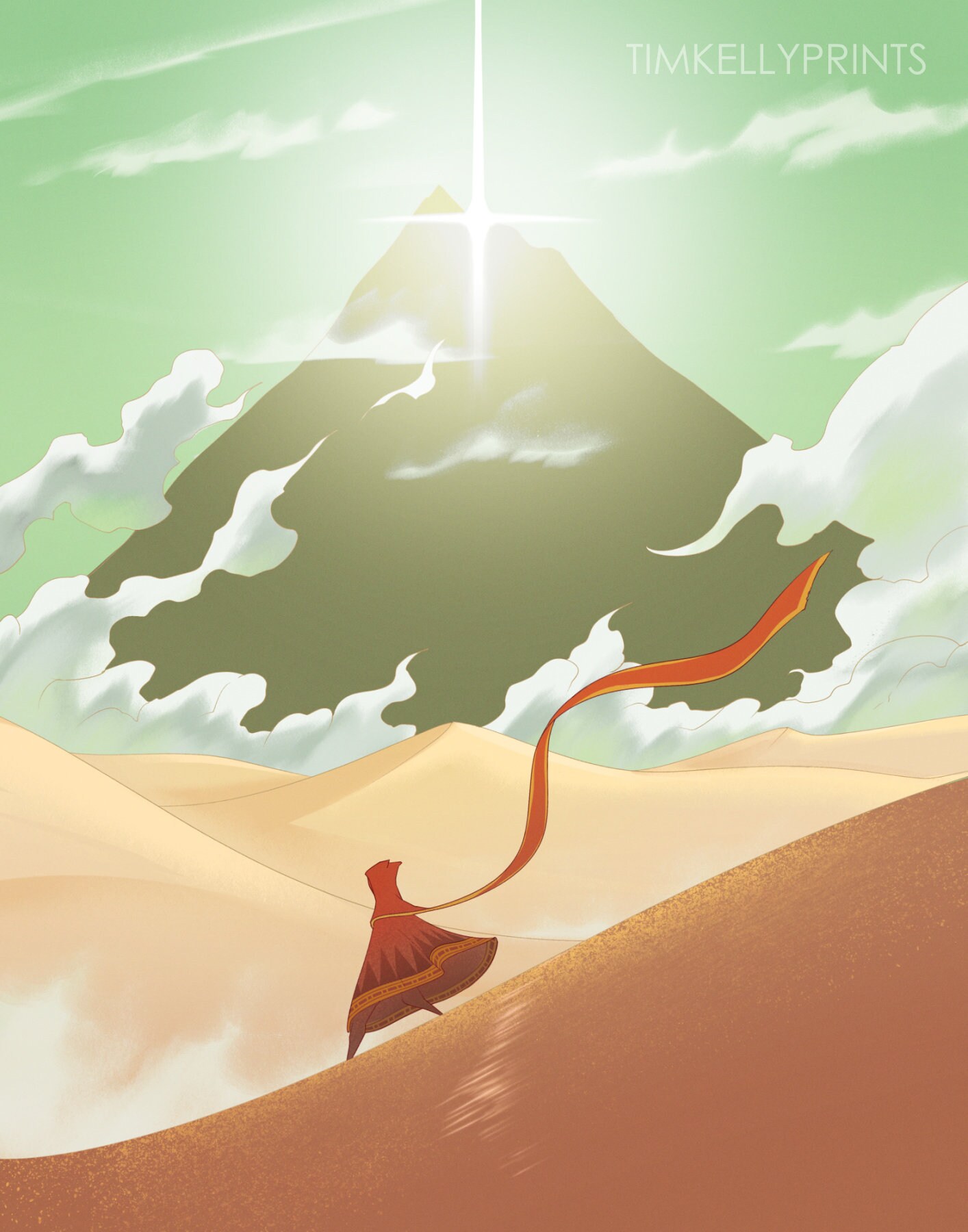 Minimal Fanart, Original Art Print