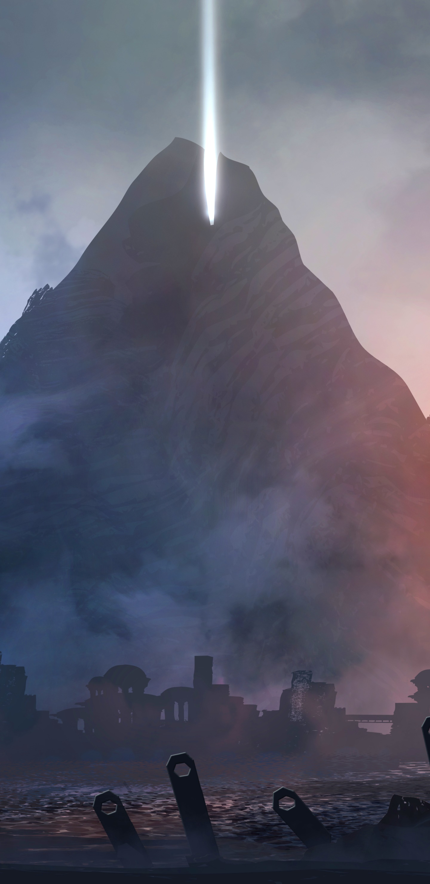 Video Game Journey, Mountain, 1440x2960