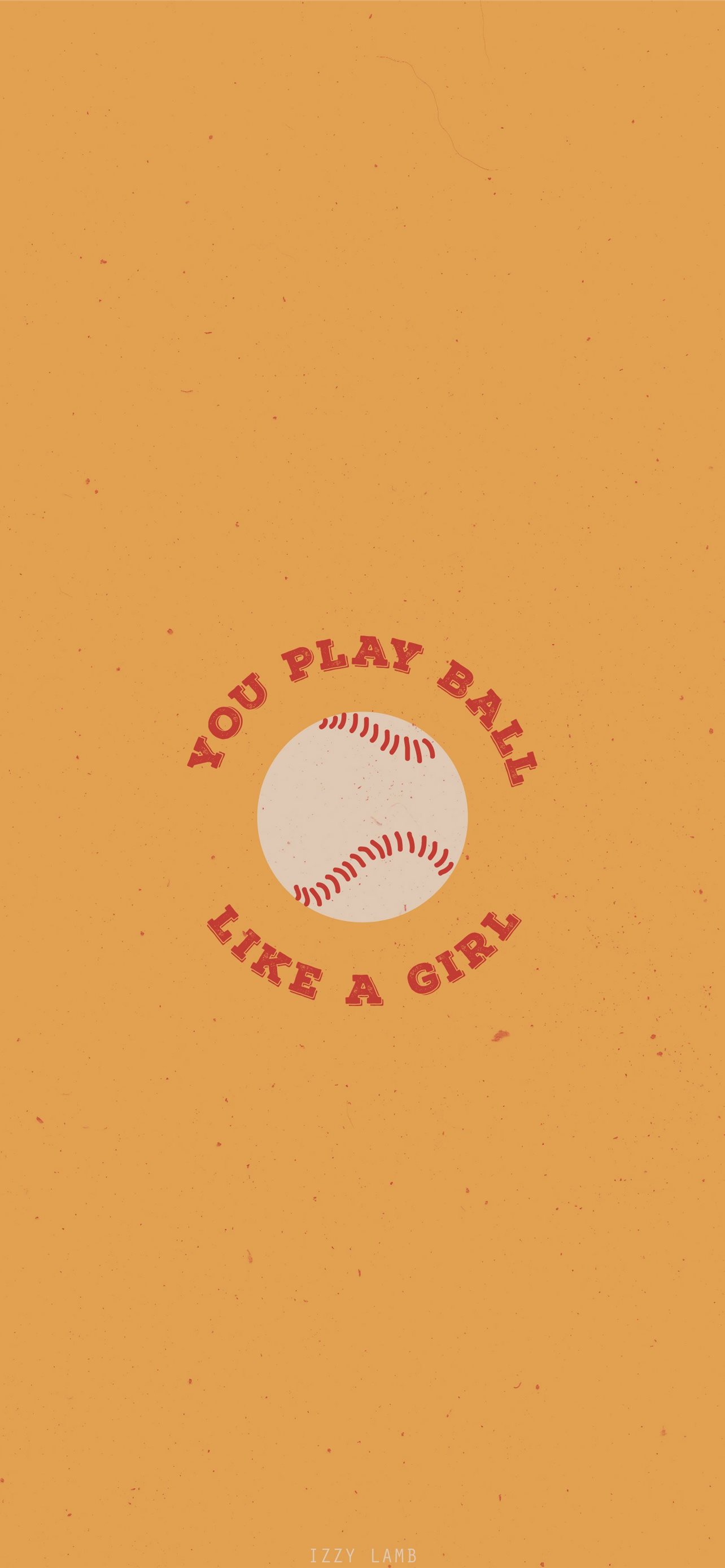 Best Softball iPhone HD Wallpaper