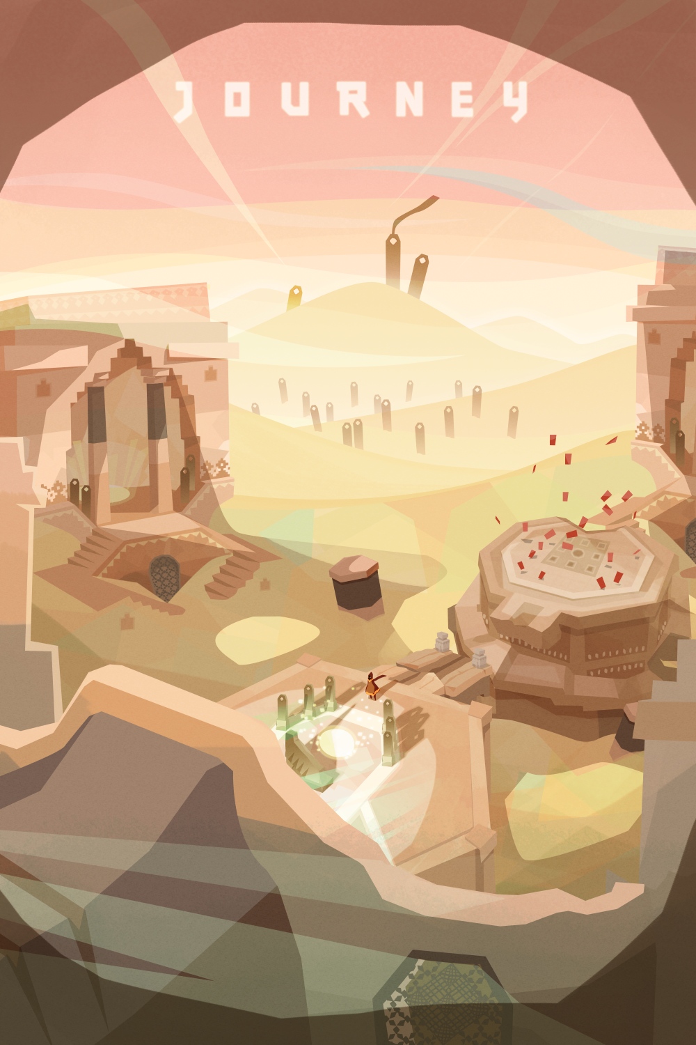 JOURNEY Fan Art -1 (PS3 Game) - Behance