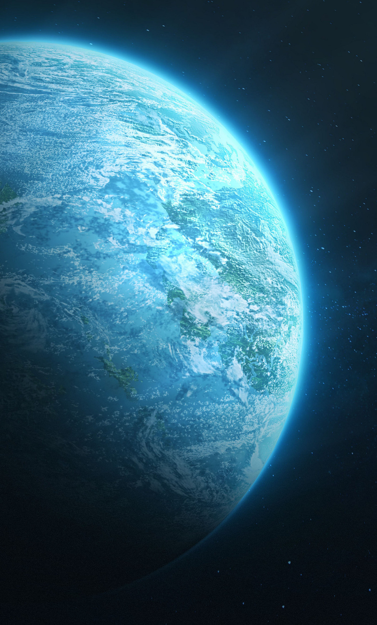 Blue Planet Space View 4k