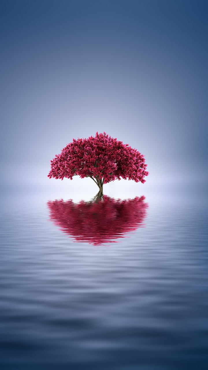 Artistic Tree Phone Wallpaper