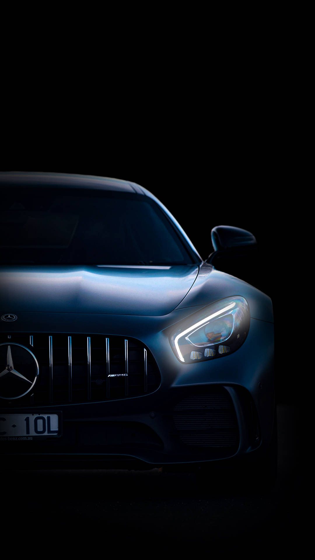 Black Backdrop 4k Car iPhone Wallpaper