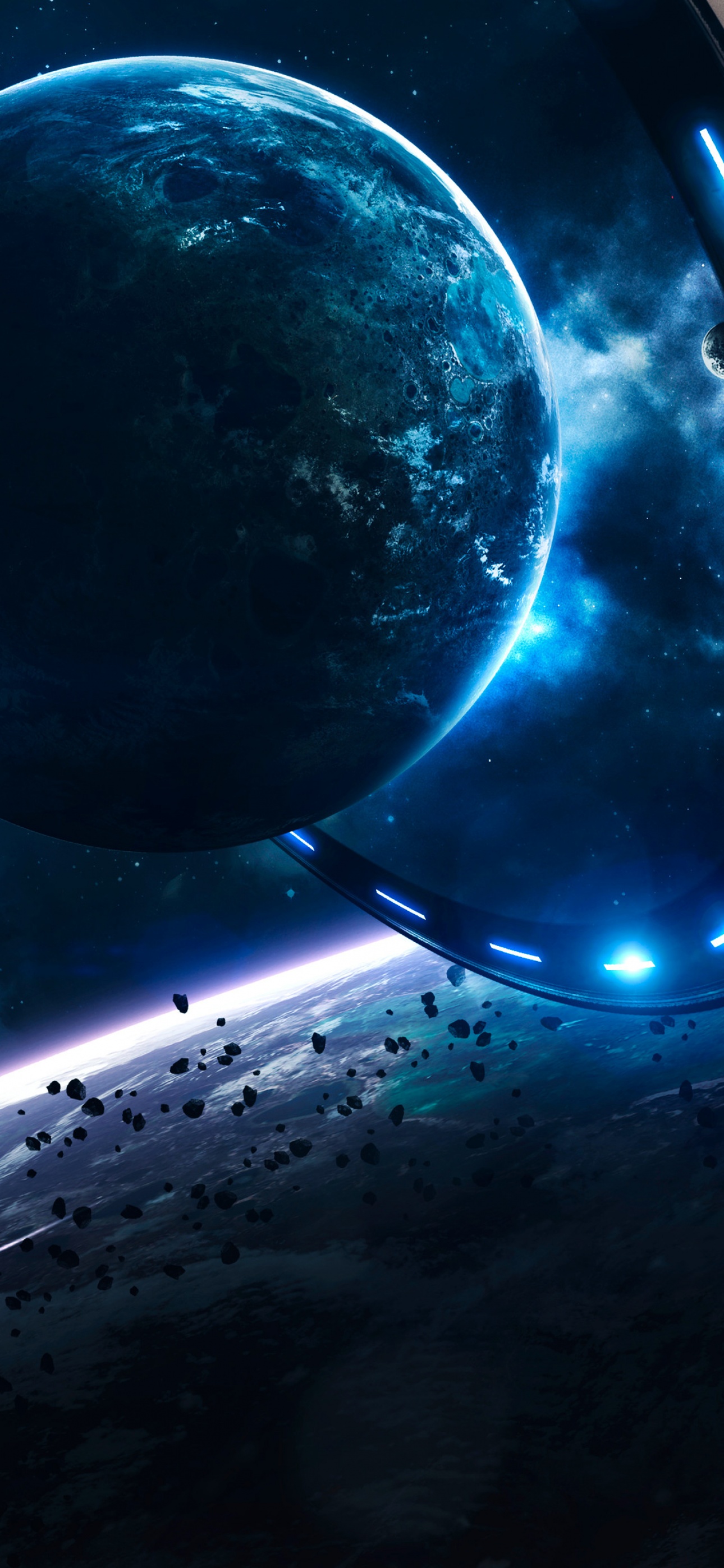 Earth Wallpaper 4K, Blue planet