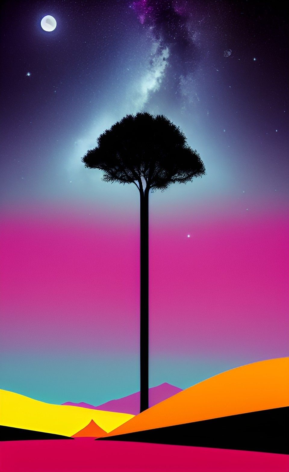 Tree wallpaper, Landscape wallpaper