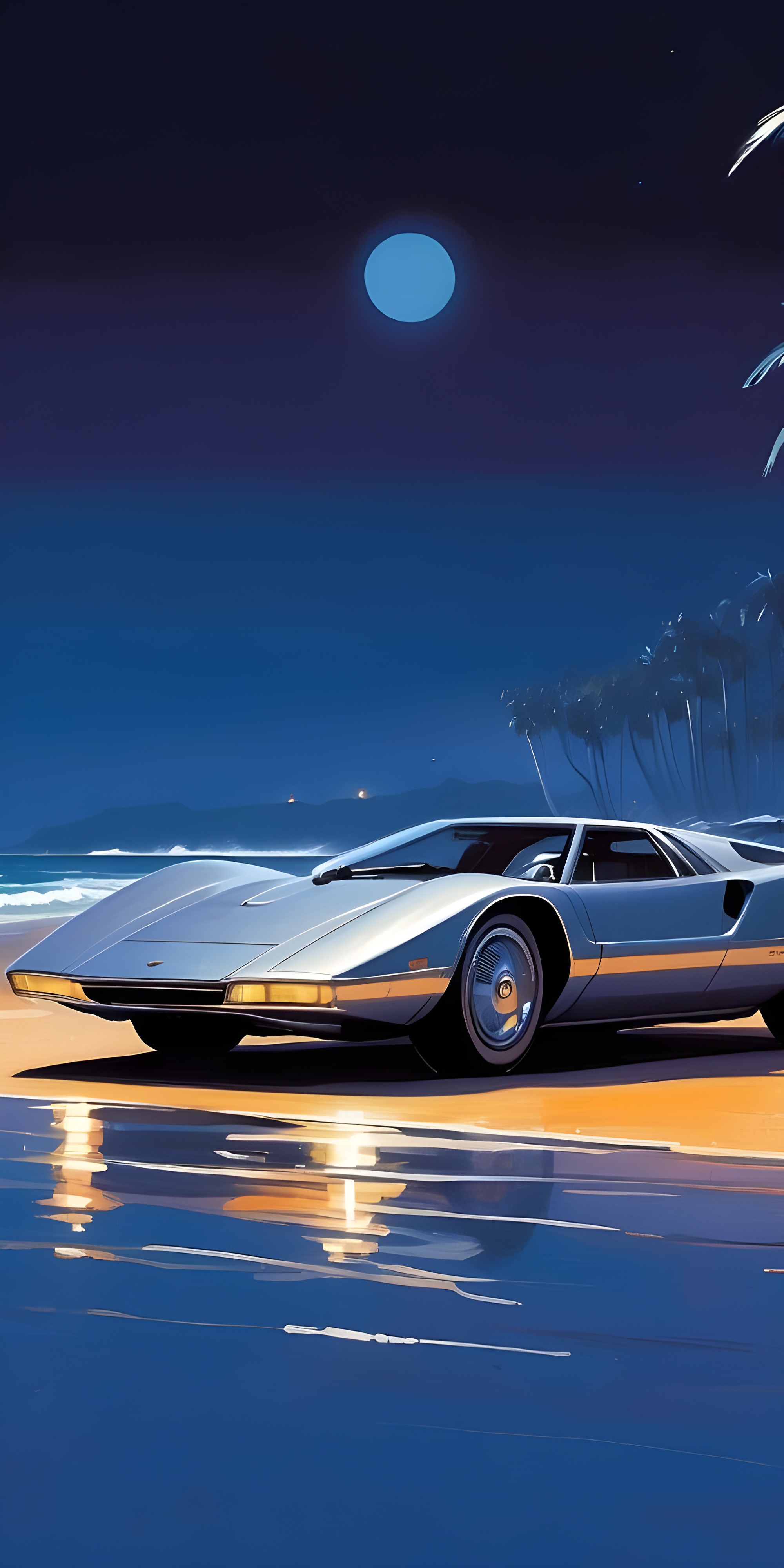 Cool Minimalistic Car Phone Wallpaper