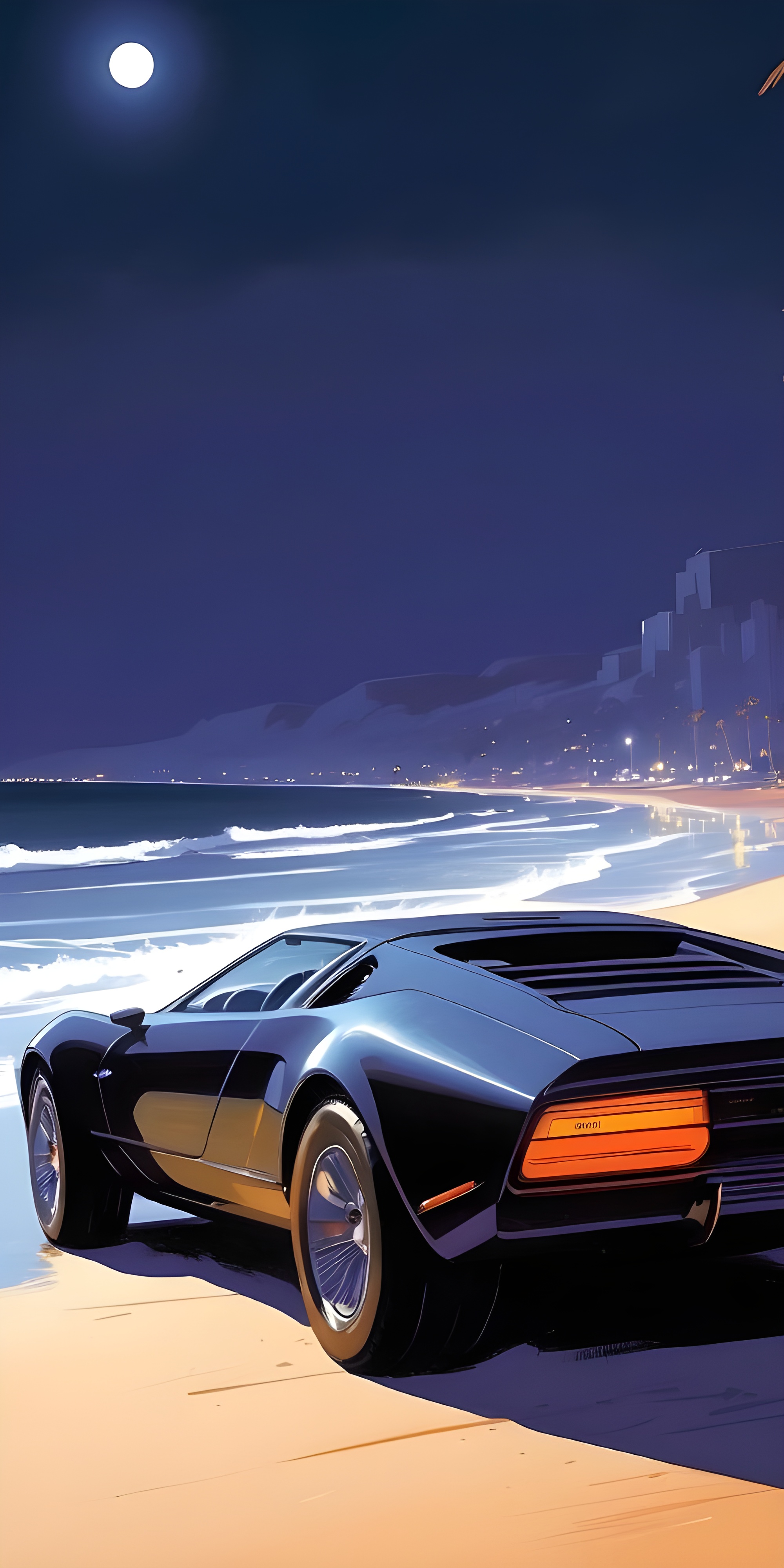 Minimalistic Car Phone Wallpaper