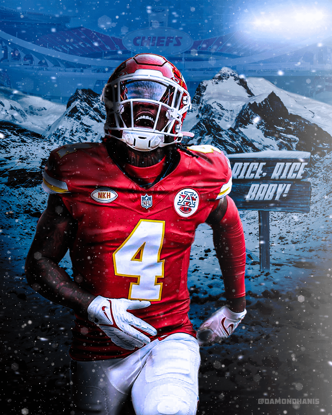 My newest wallpaper of Rashee Rice