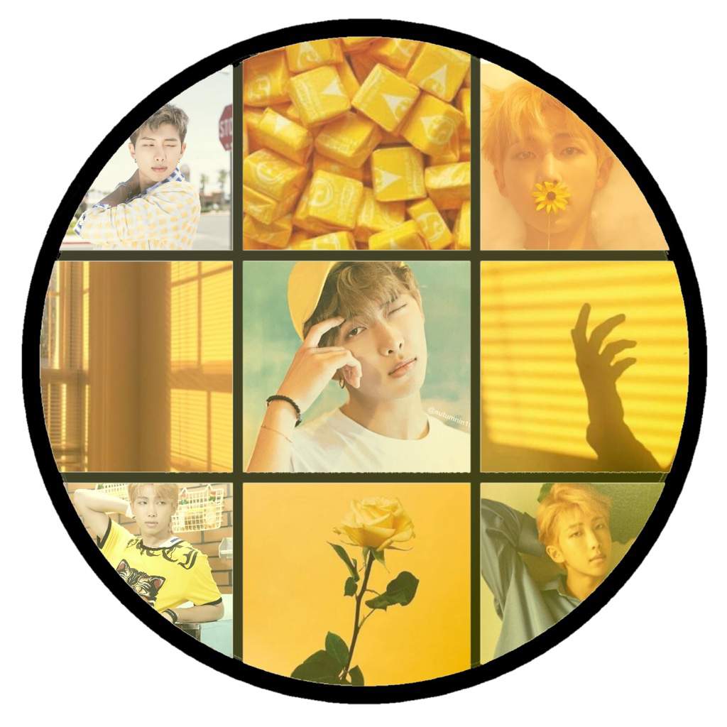 Yellow RM aesthetic pfp. ARMY's Amino