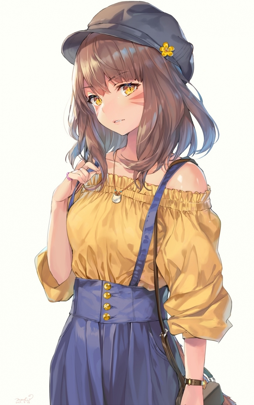 Download wallpaper 840x1336 yellow eyes