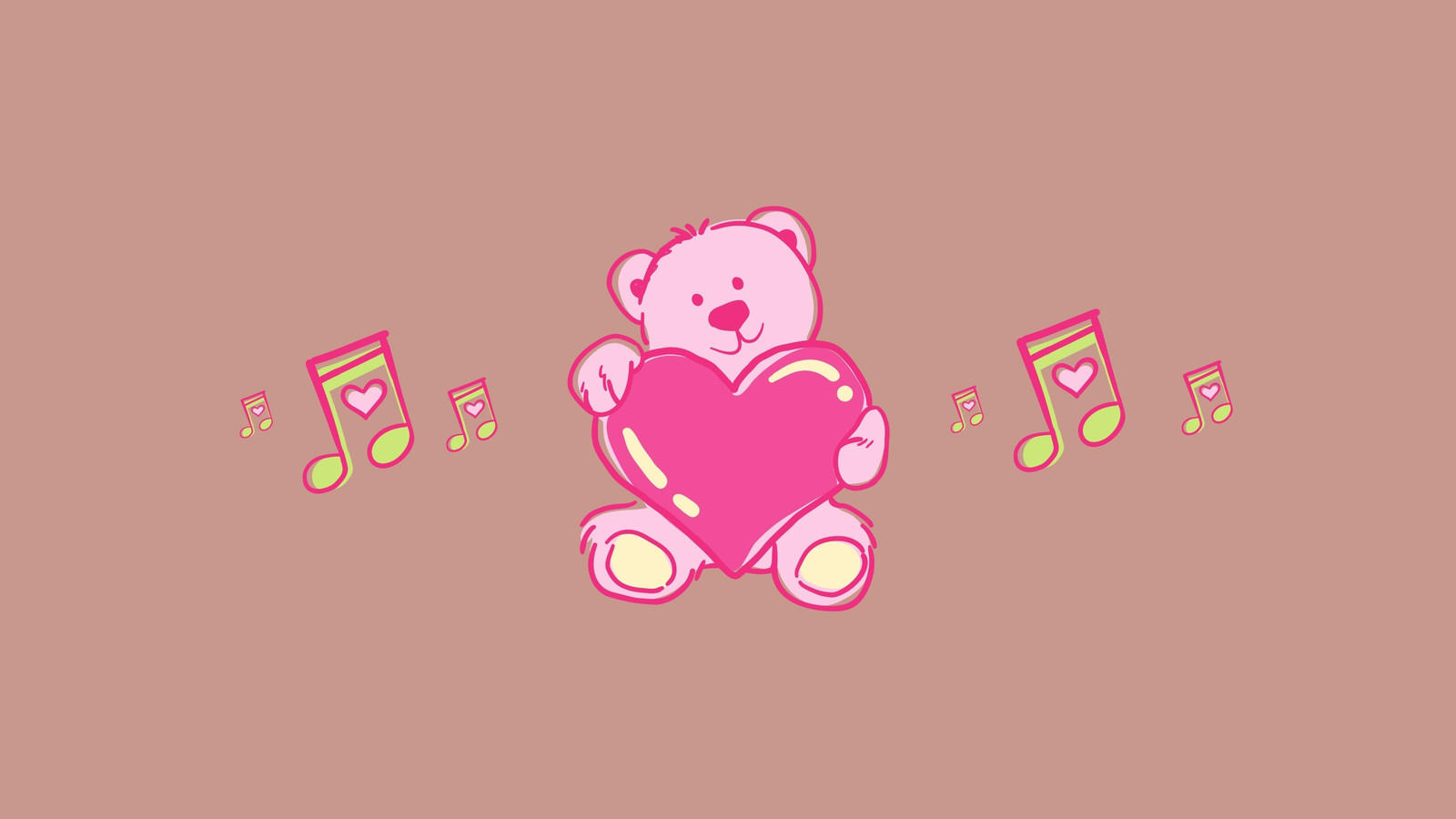 cute pink wallpaper