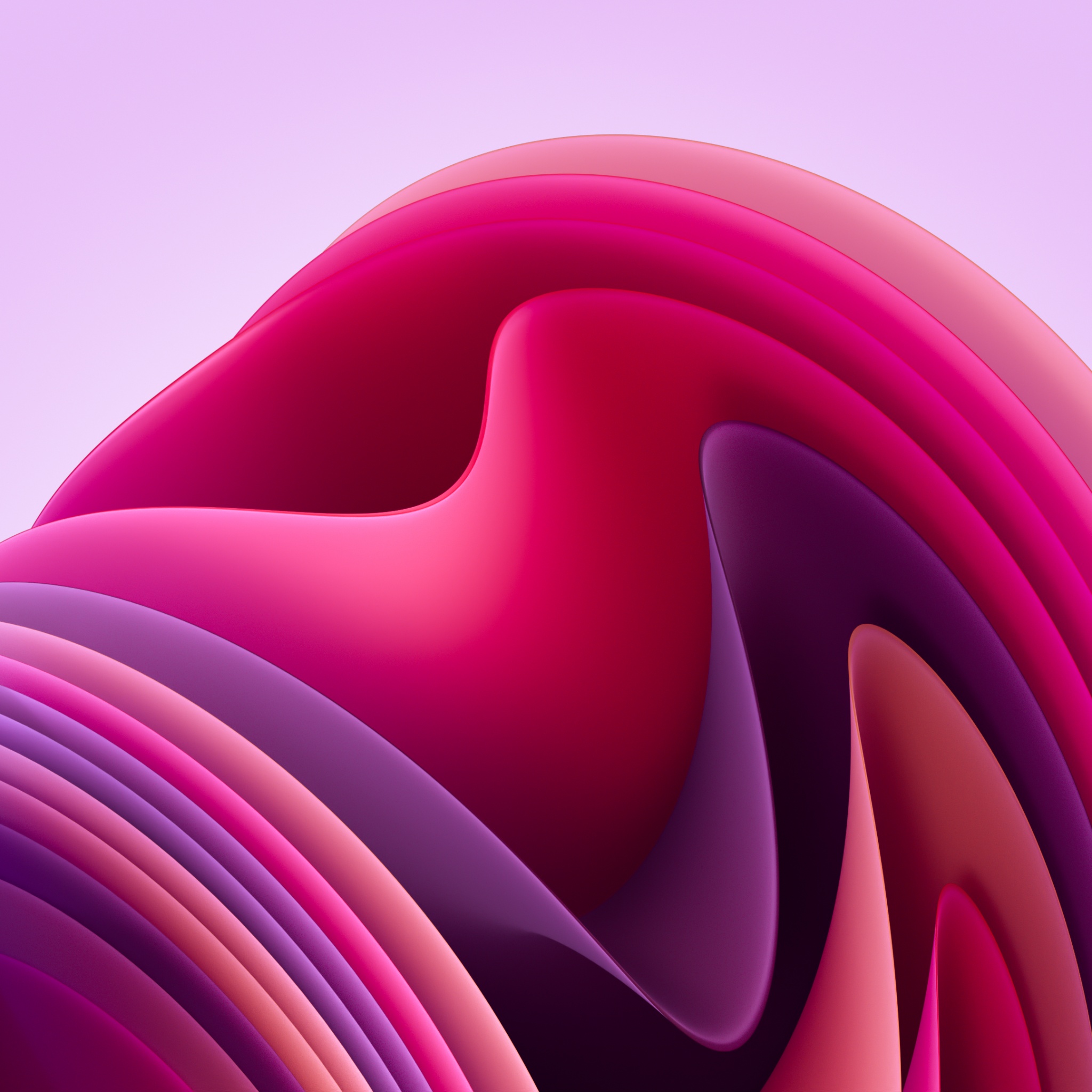 Windows 11 Wallpaper 4K, Flow, Light