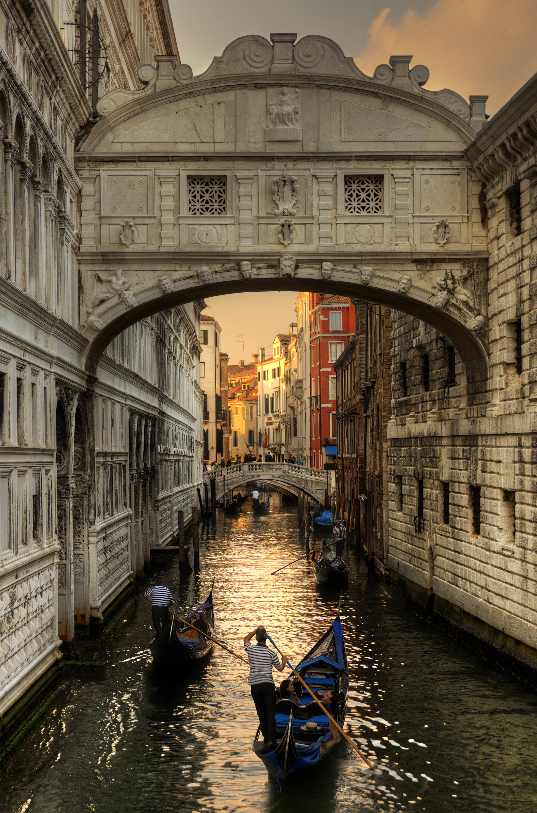 Bridge of Sighs at Sunset Mural
