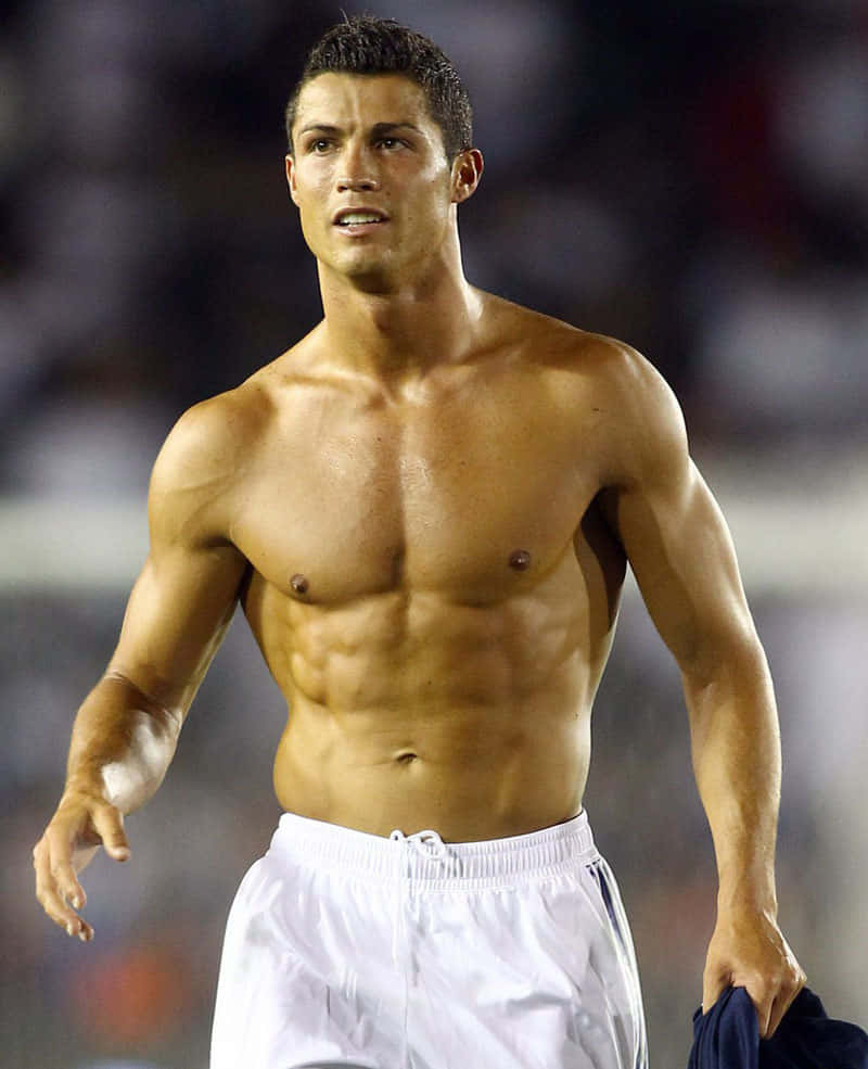 Download Cristiano Ronaldo striking a
