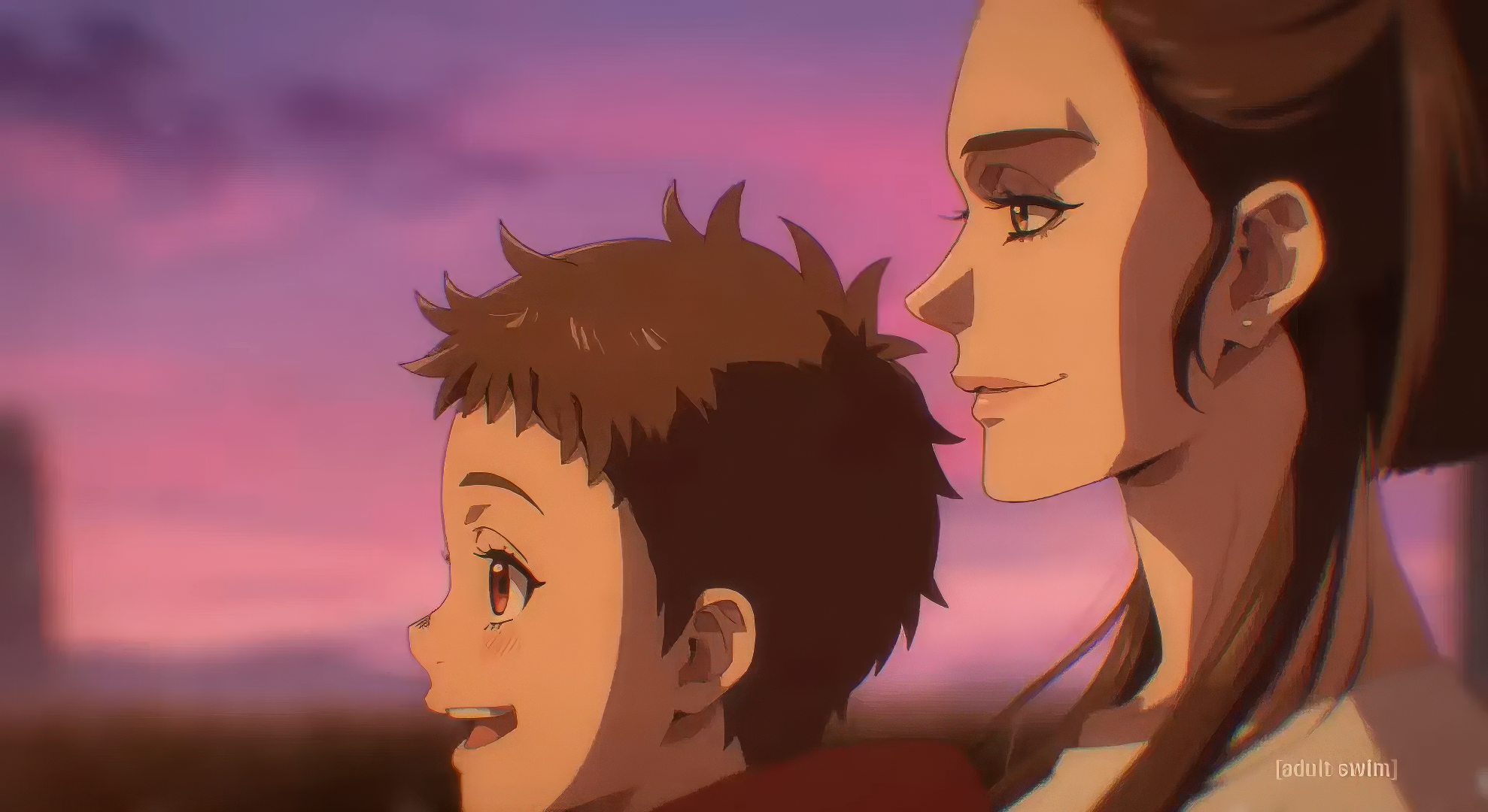 Anime Ninja Kamui Sunset Moment
