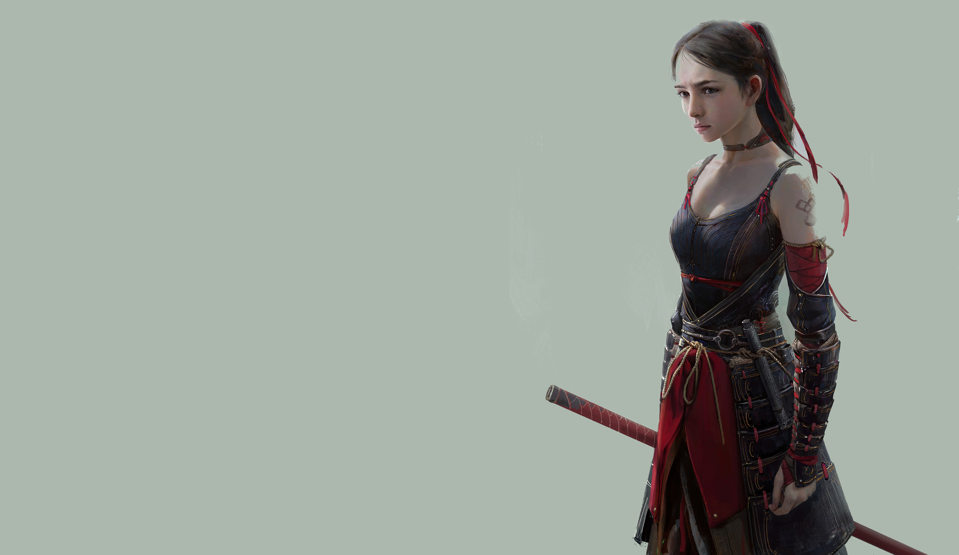 Beautiful Warrior Girl 4k Wallpaper, HD