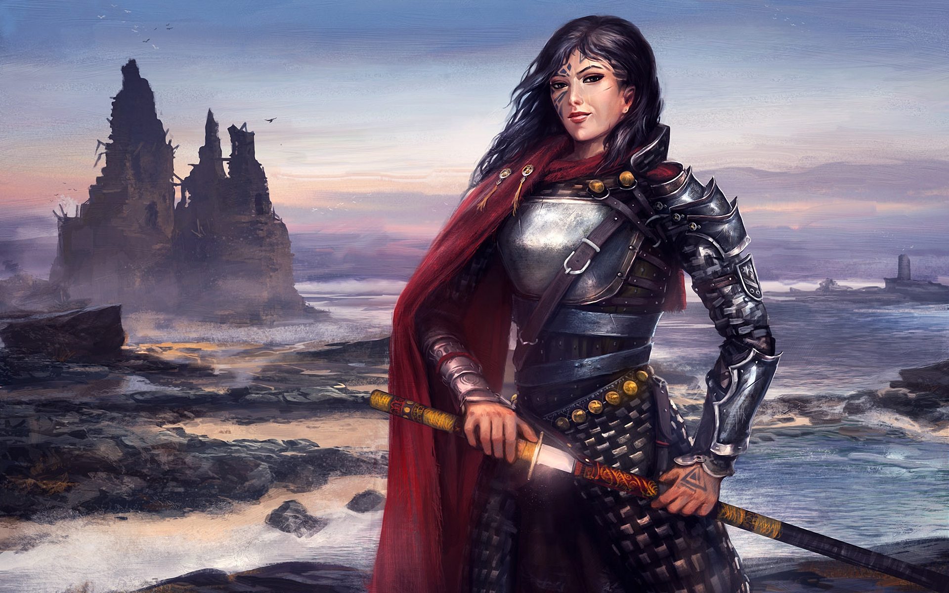 Fantasy Women Warrior HD Wallpaper