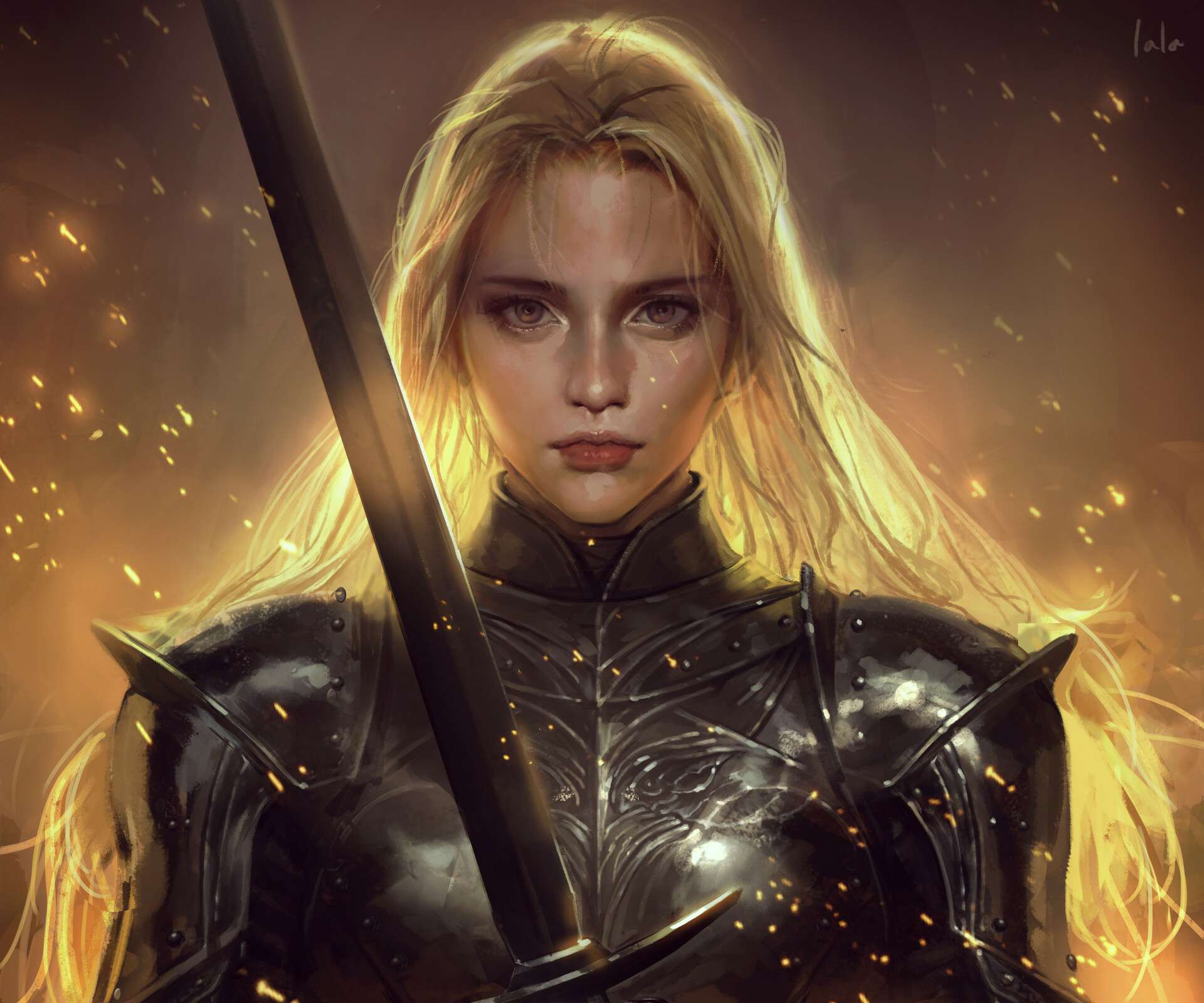 Fantasy Women Warrior HD Wallpaper