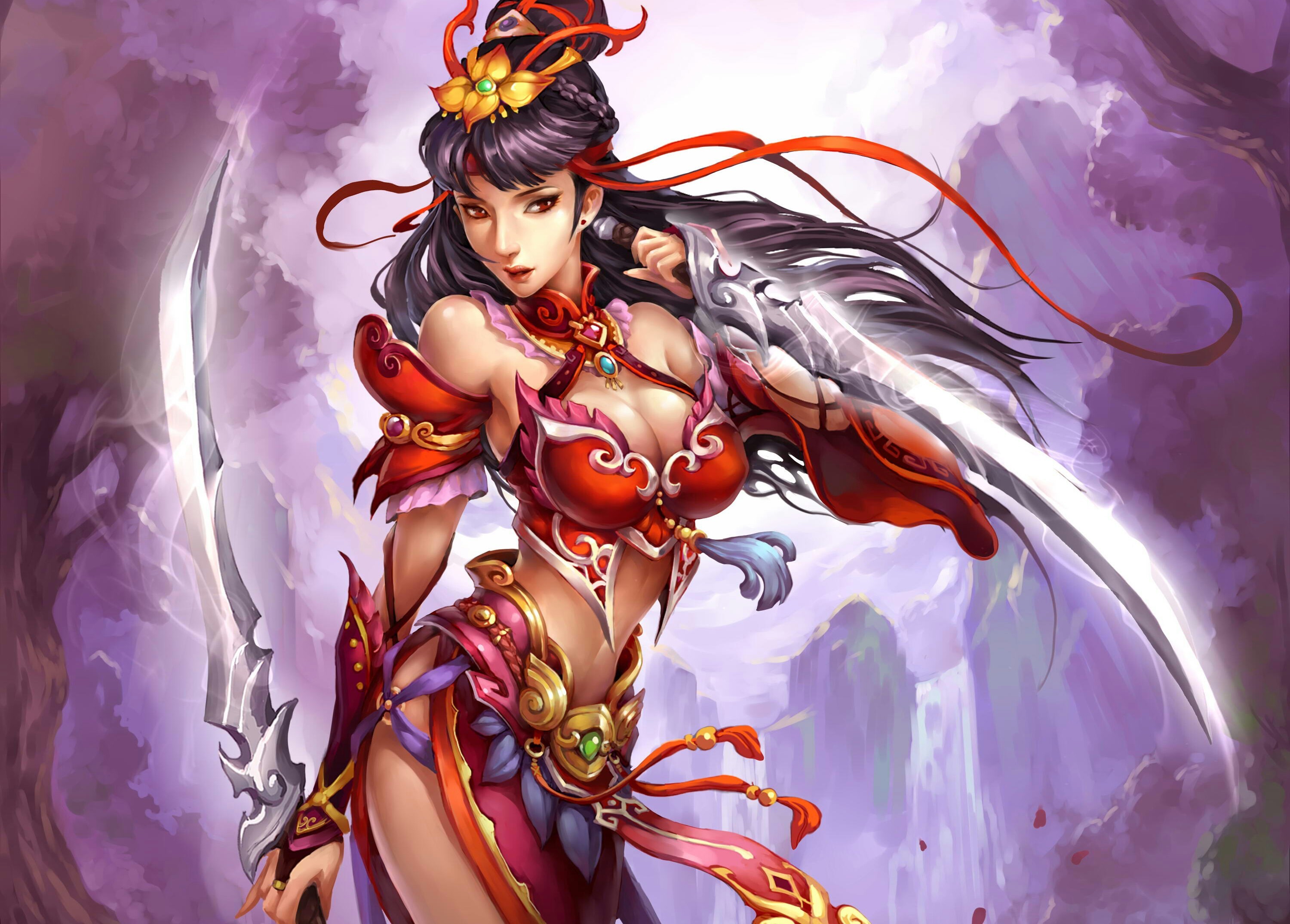Fantasy Women Warrior HD Wallpaper