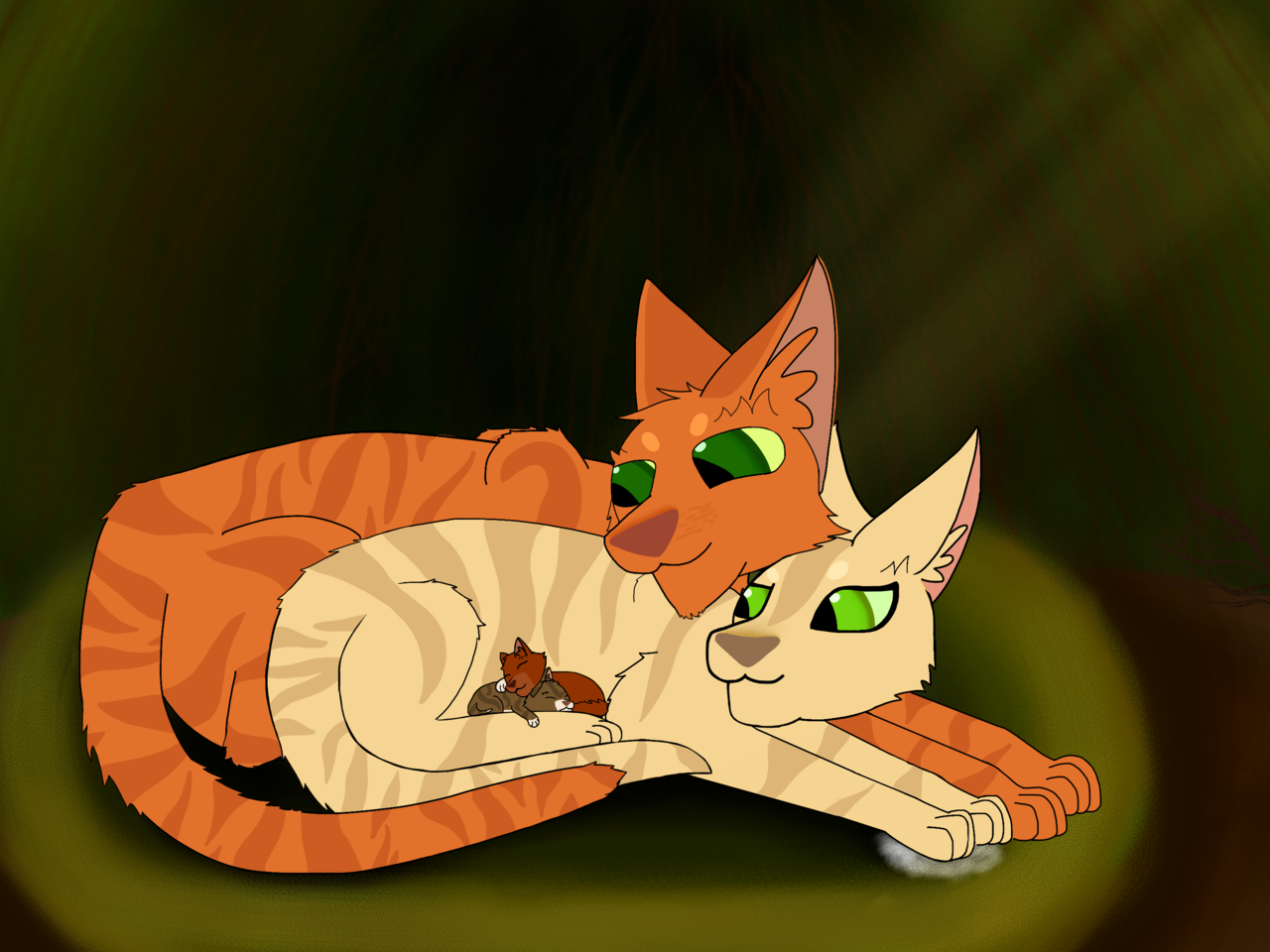 Firestar, Sandstorm, Leafkit